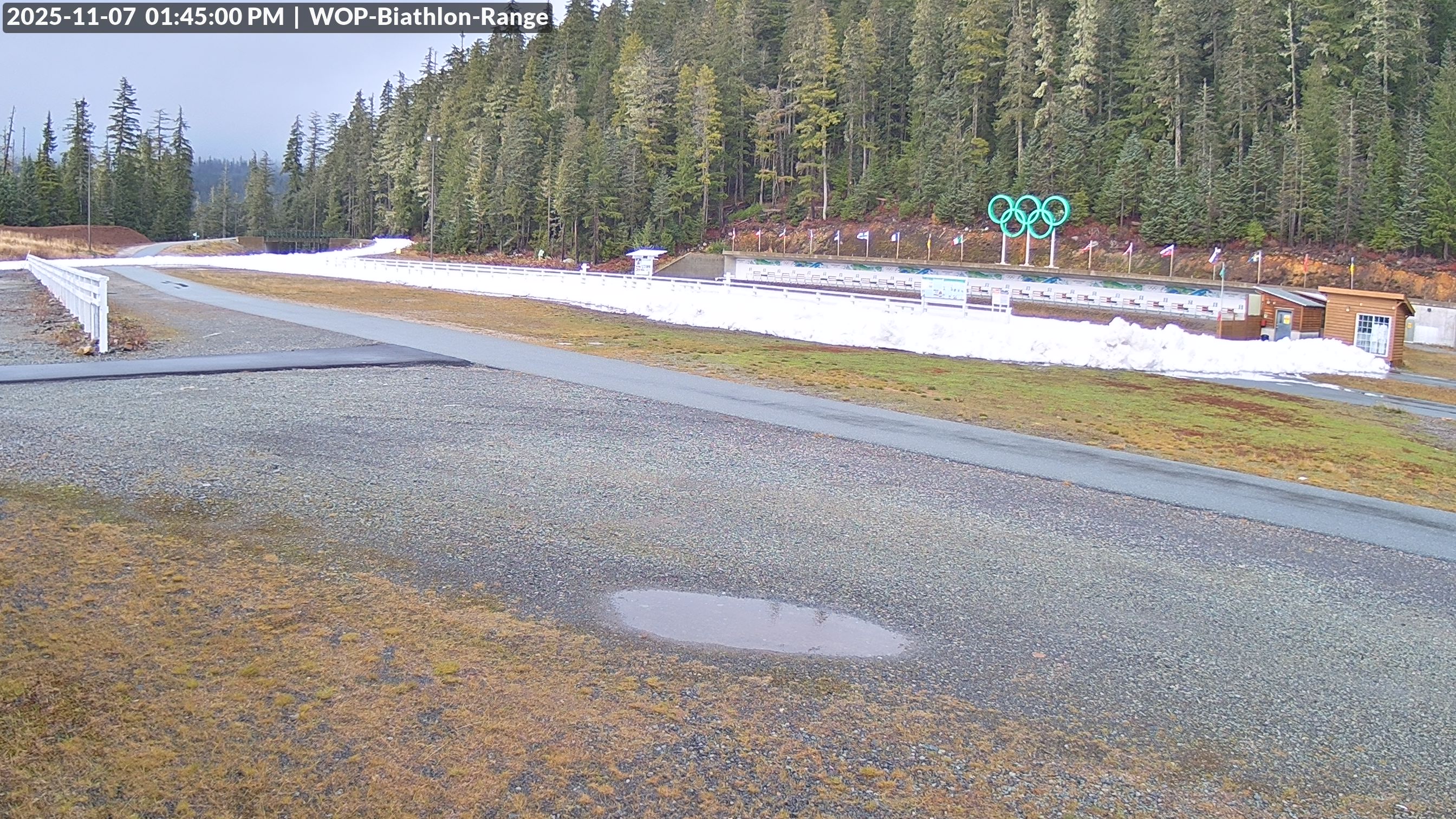 View looking North East to the Olympic Biathlon Range