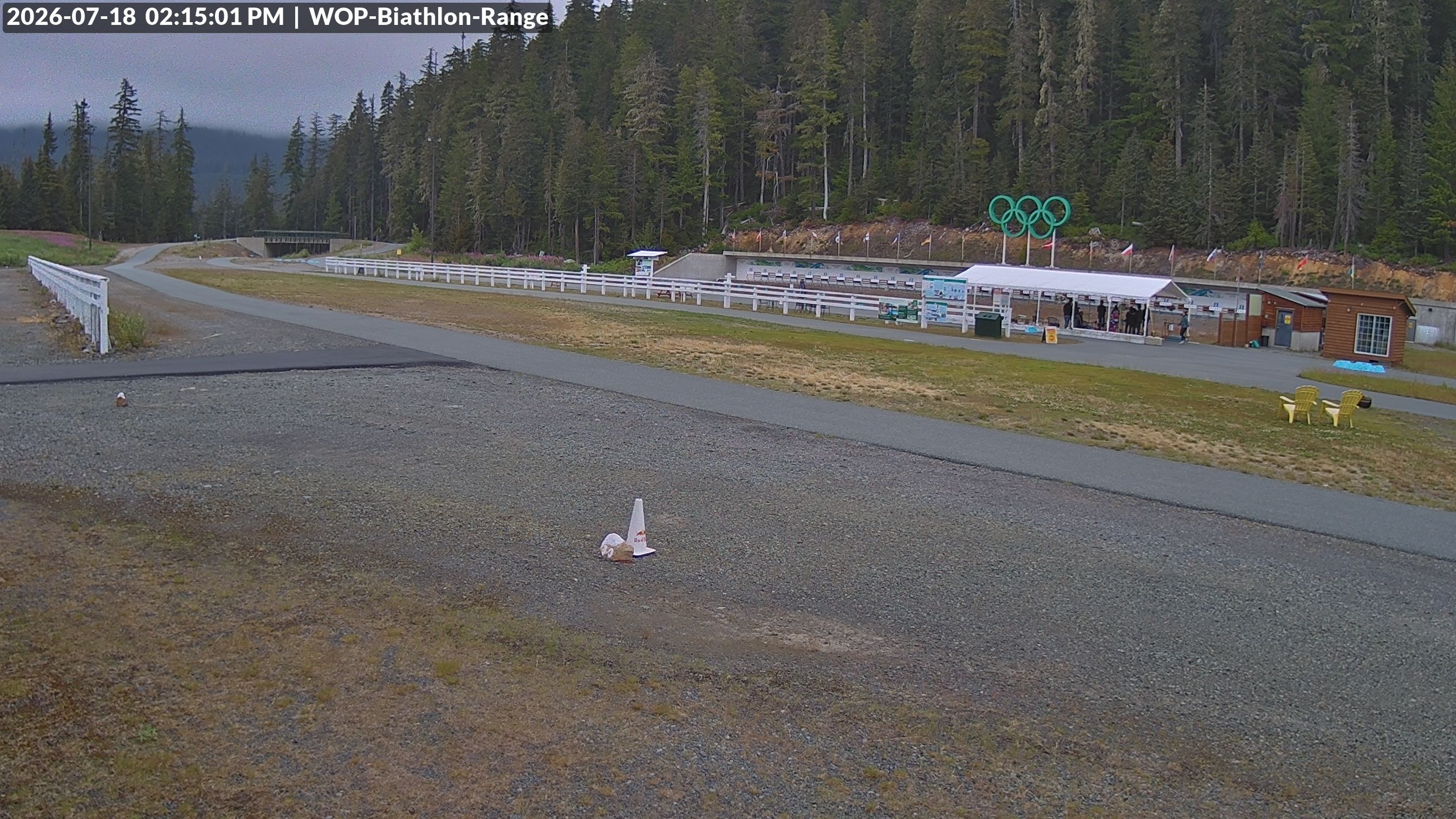 View looking North East to the Olympic Biathlon Range