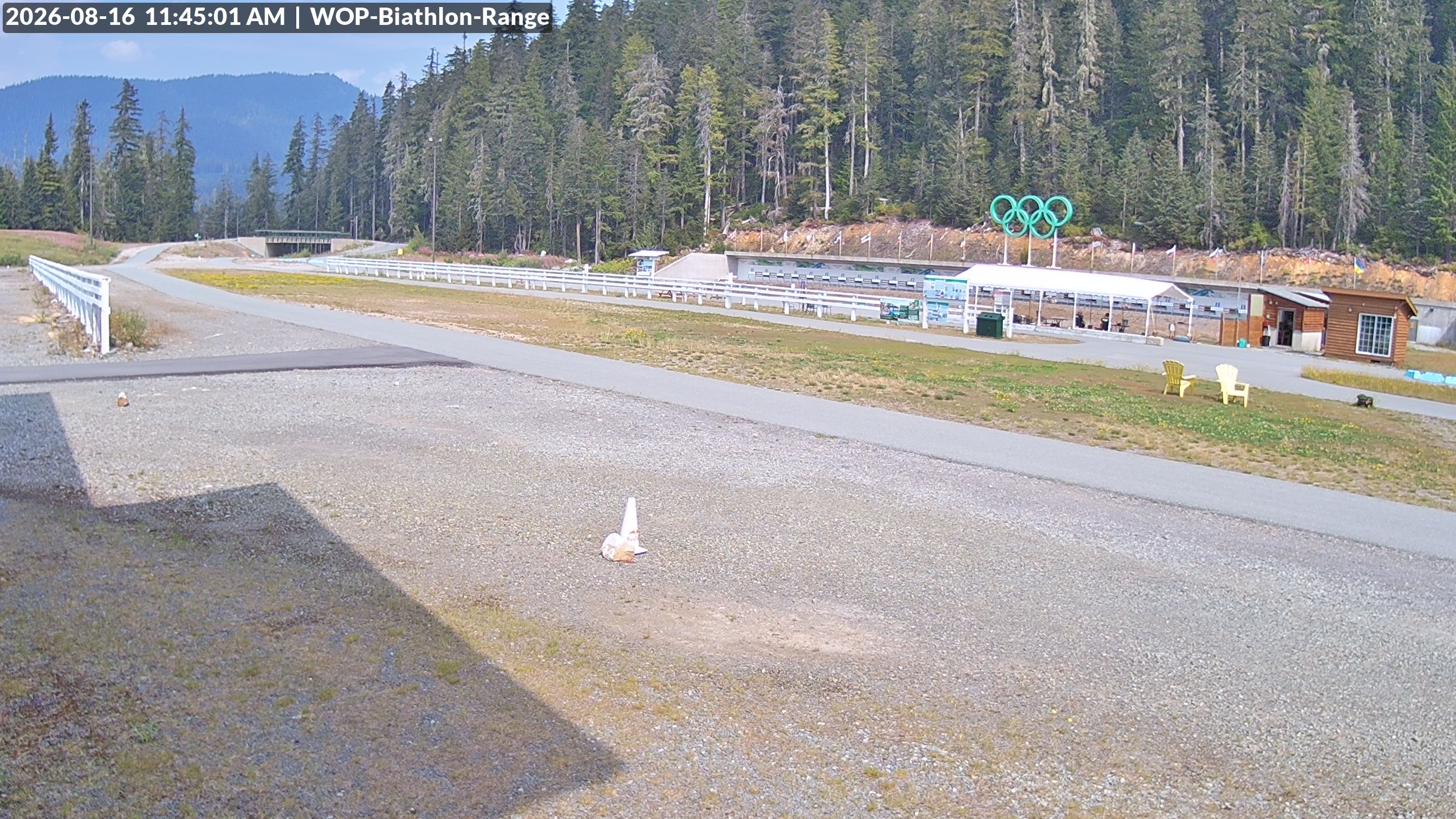 View looking North East to the Olympic Biathlon Range