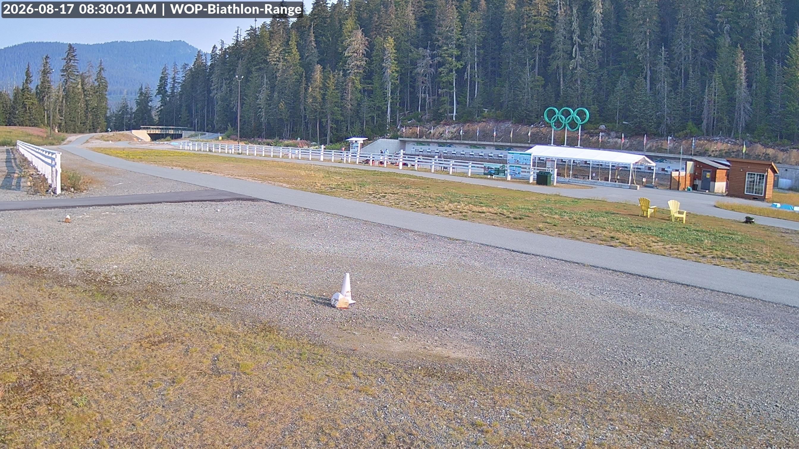 View looking North East to the Olympic Biathlon Range