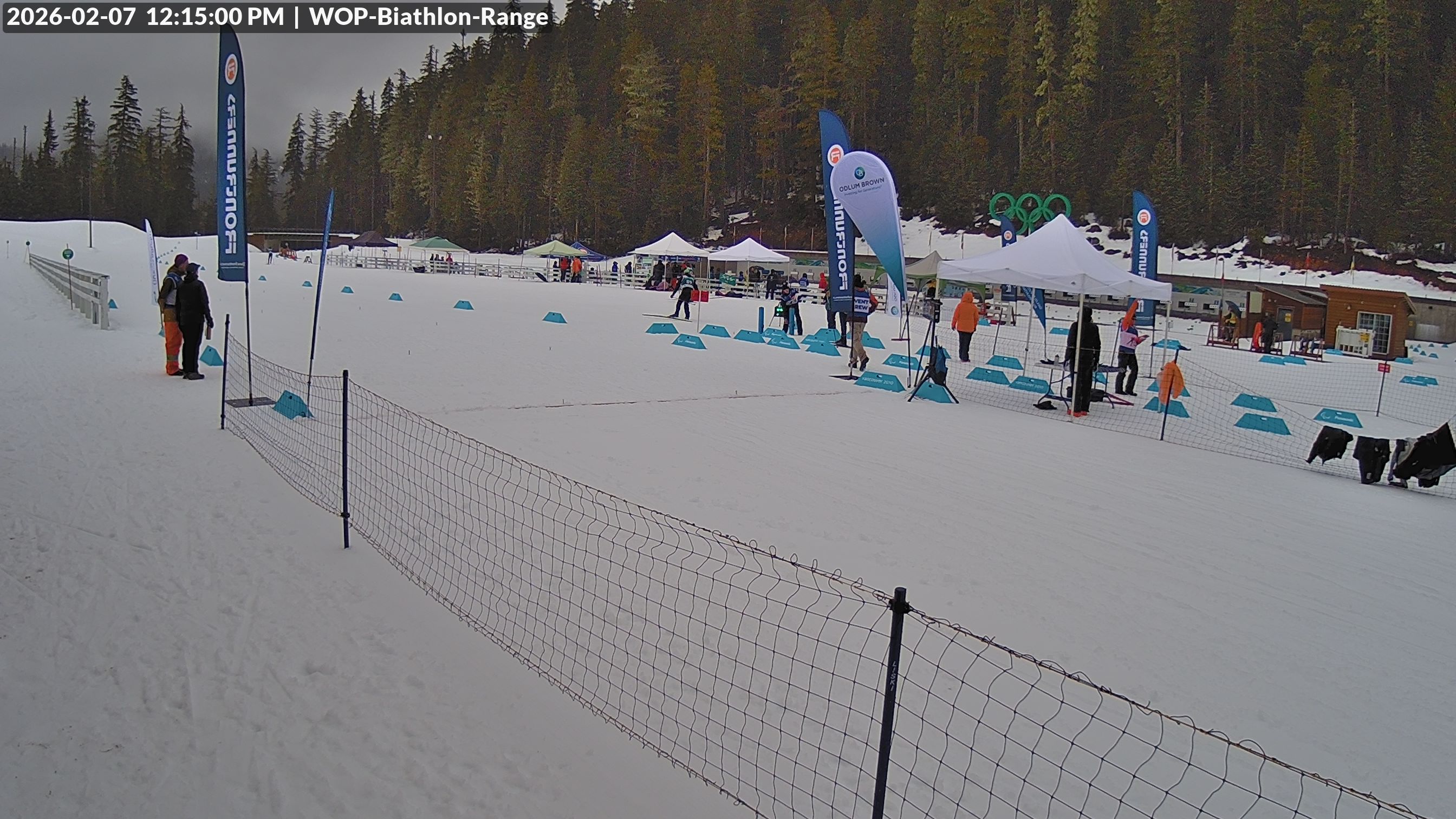 View looking North East to the Olympic Biathlon Range