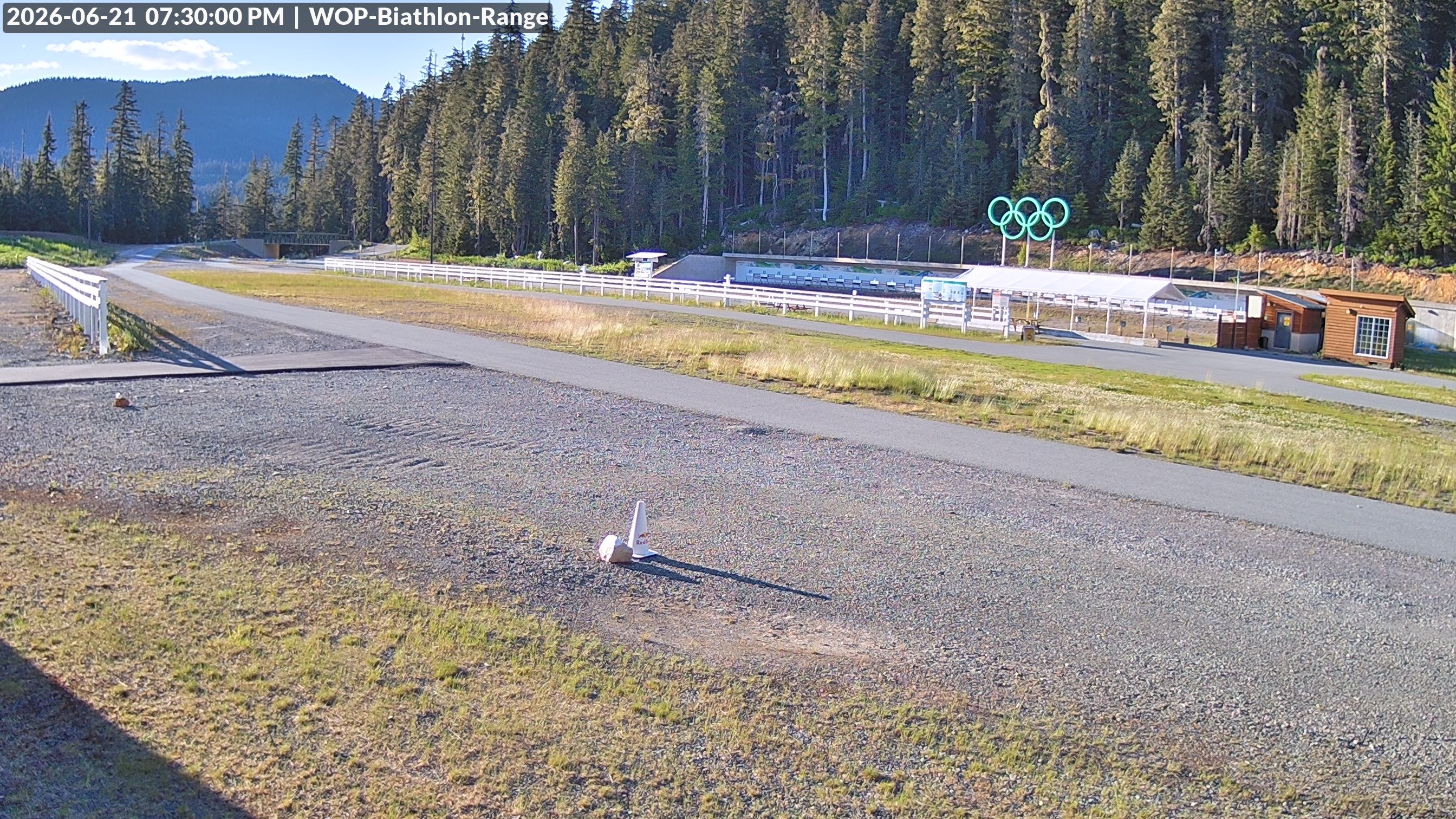 View looking North East to the Olympic Biathlon Range