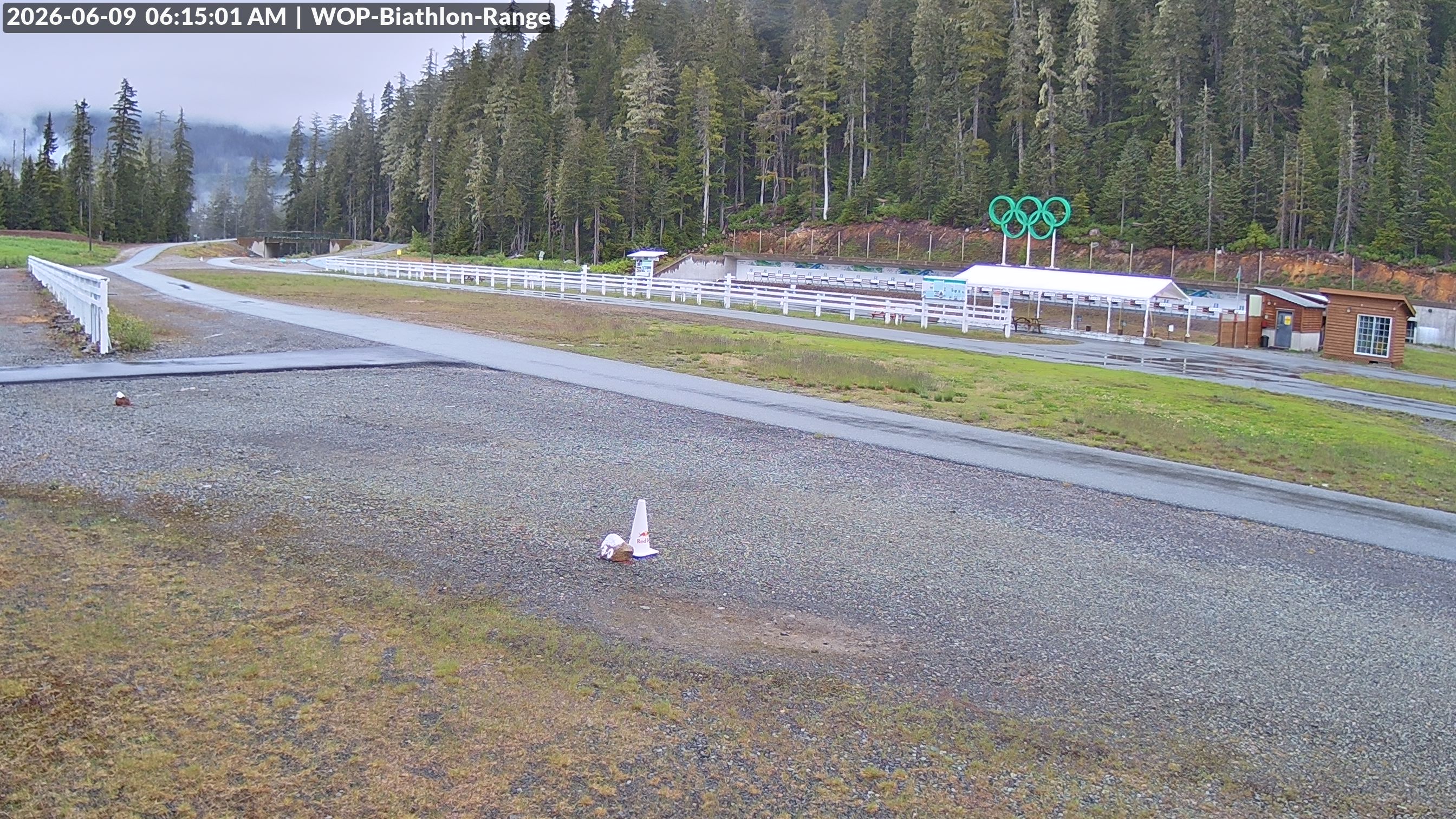 View looking North East to the Olympic Biathlon Range