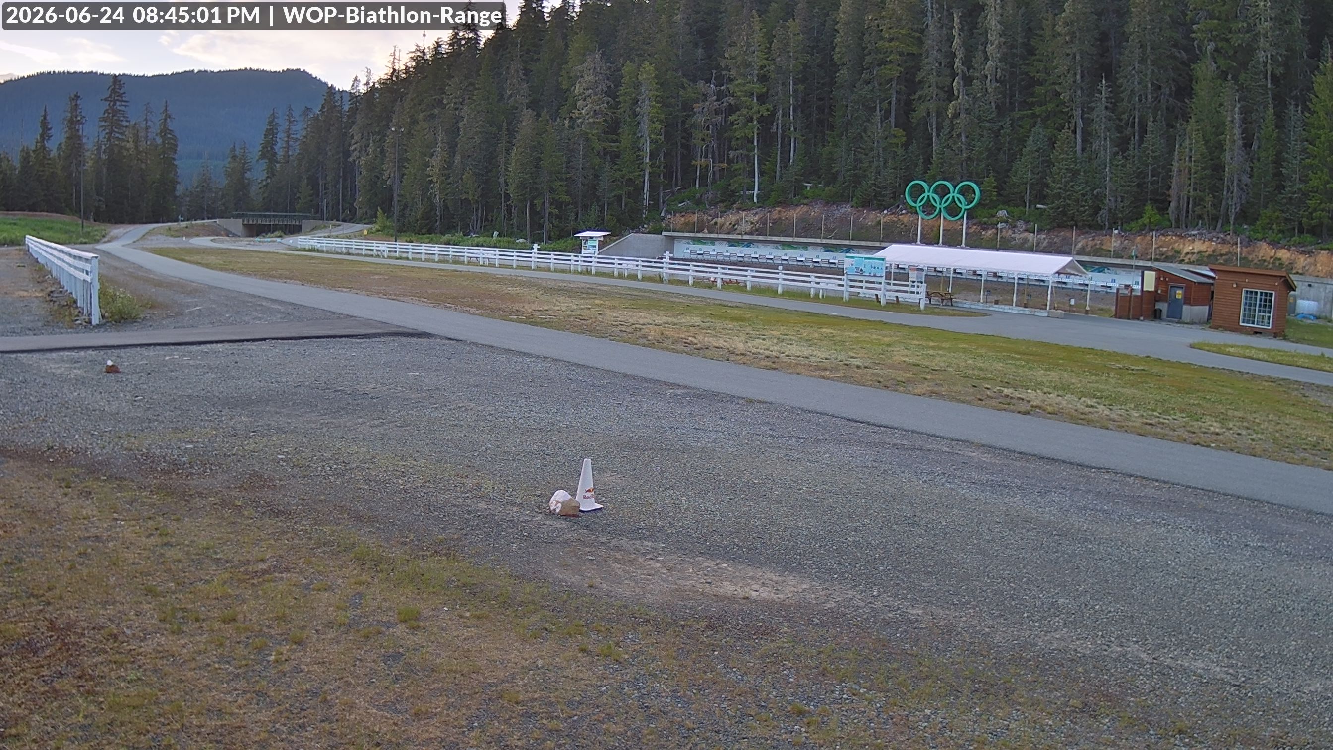 View looking North East to the Olympic Biathlon Range