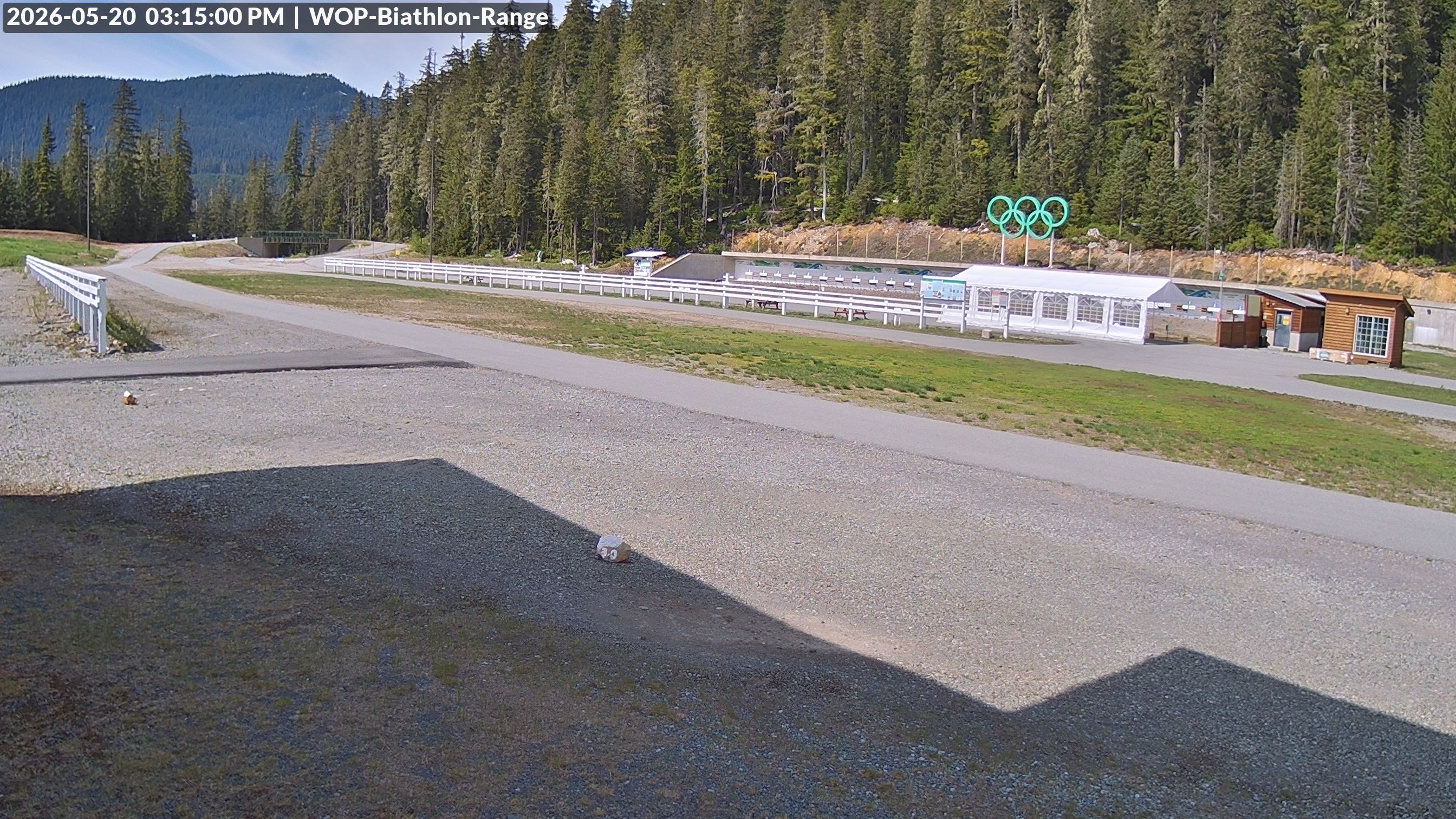 View looking North East to the Olympic Biathlon Range