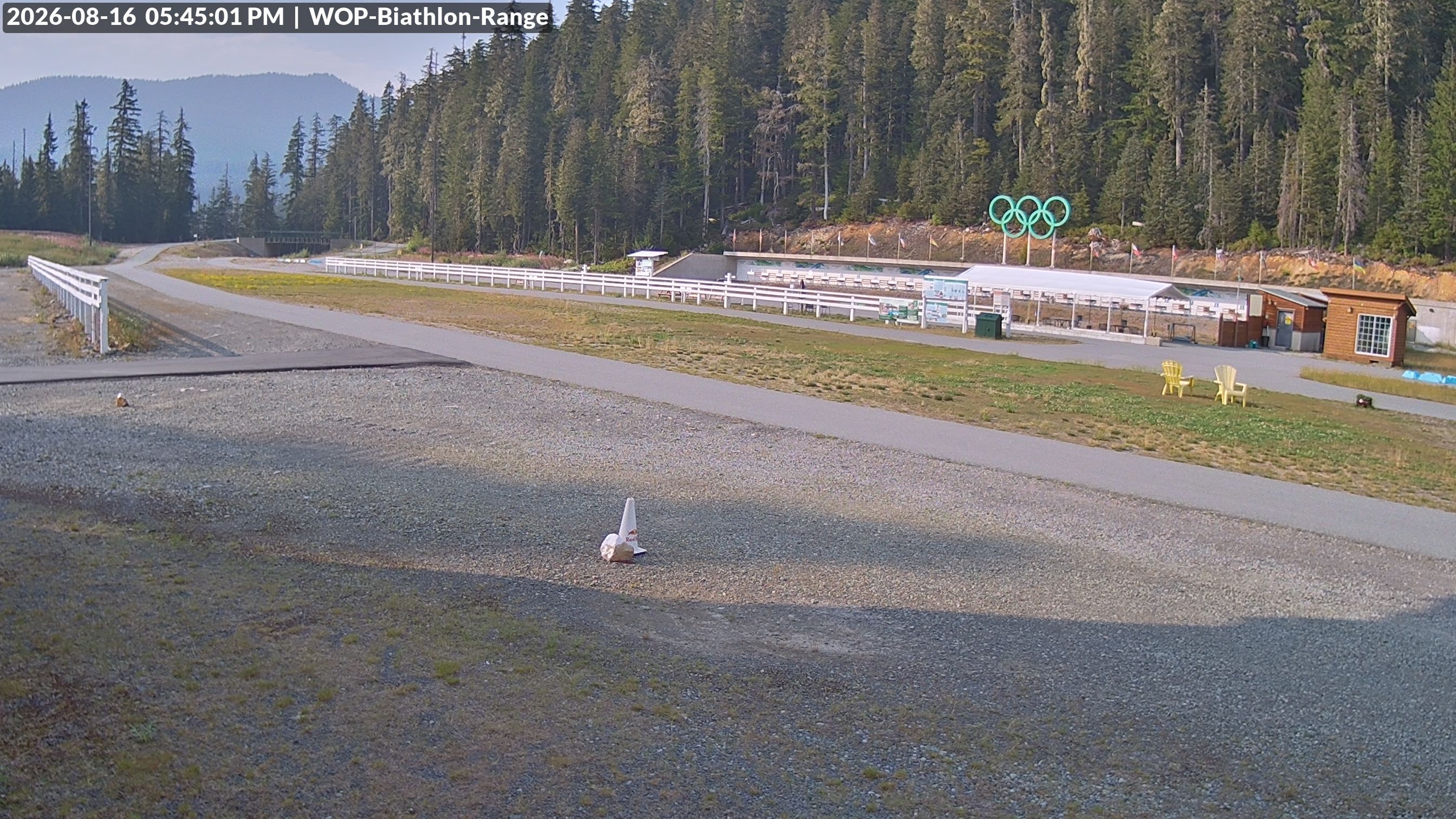 View looking North East to the Olympic Biathlon Range