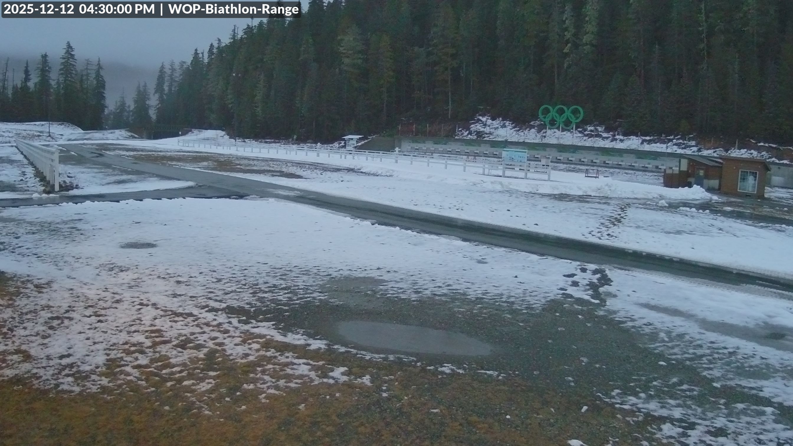 View looking North East to the Olympic Biathlon Range