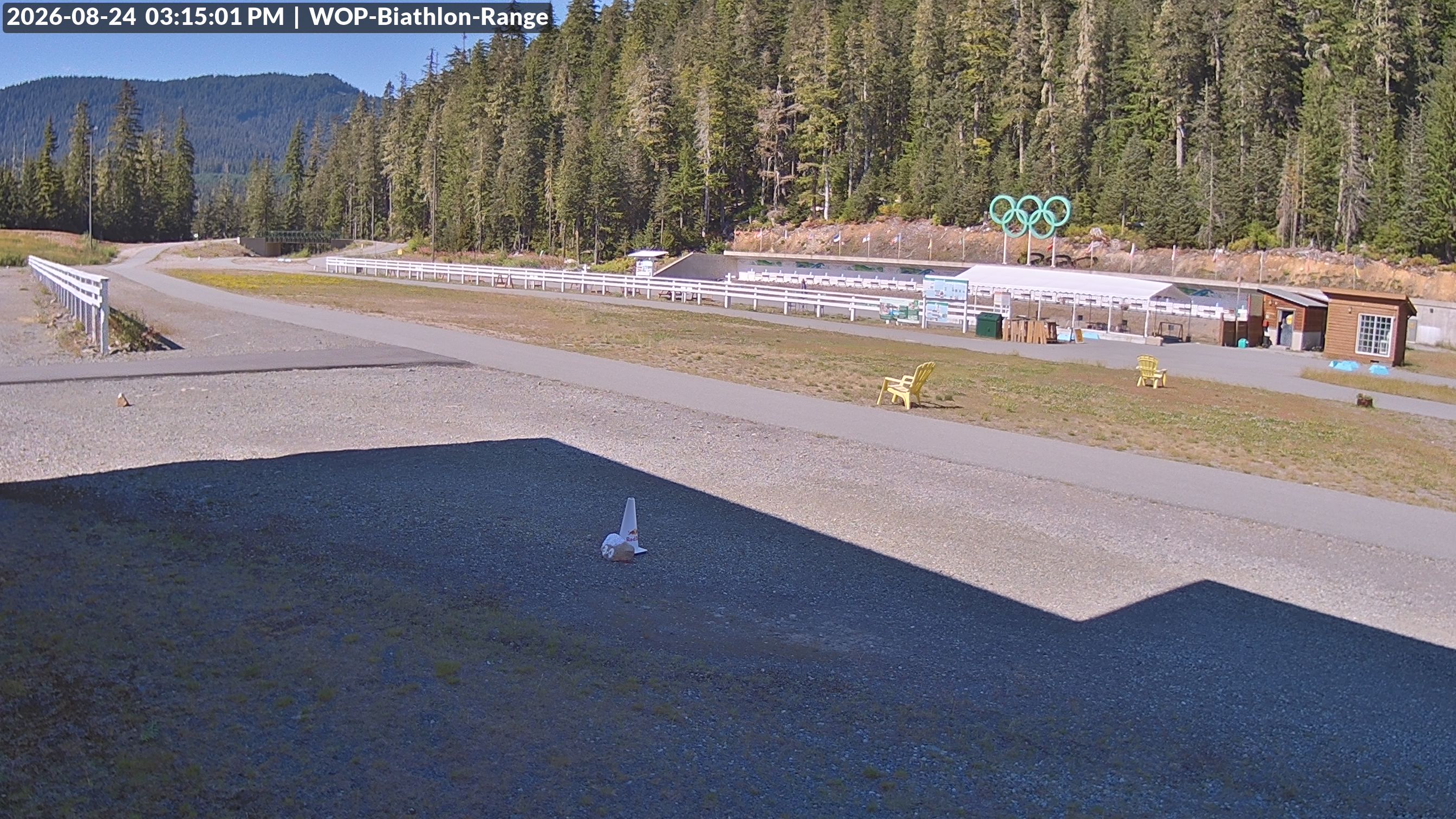 View looking North East to the Olympic Biathlon Range