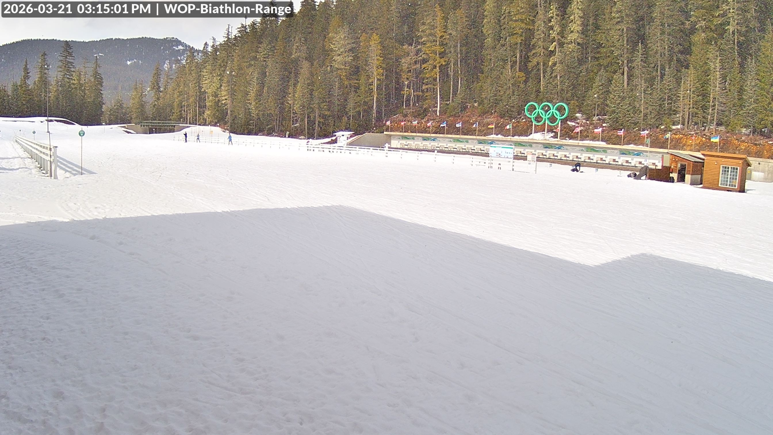 View looking North East to the Olympic Biathlon Range