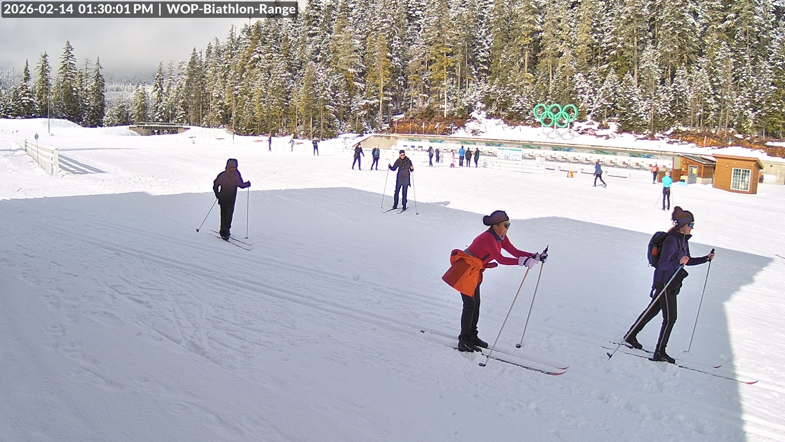 View looking North East to the Olympic Biathlon Range
