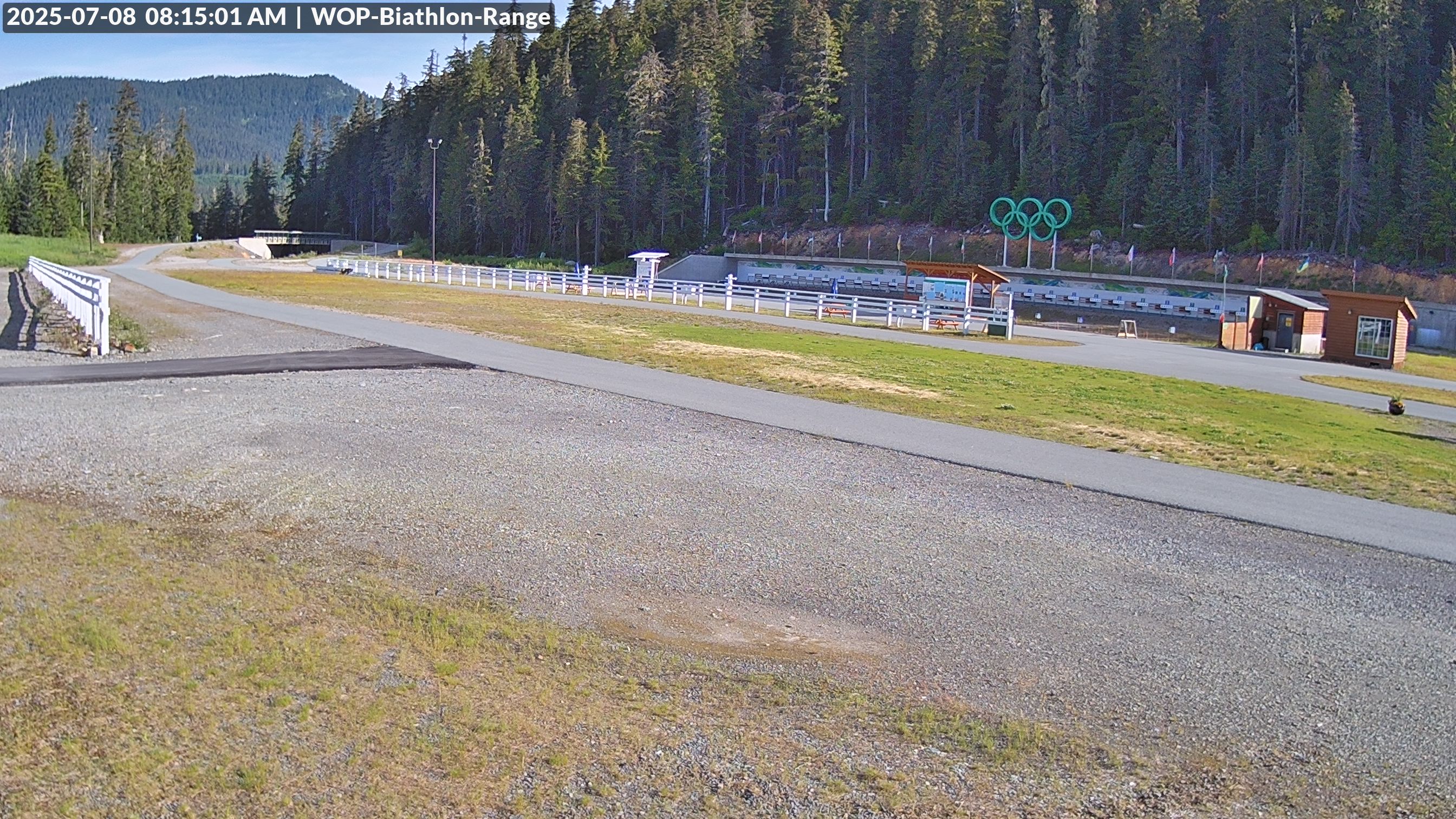 View looking North East to the Olympic Biathlon Range