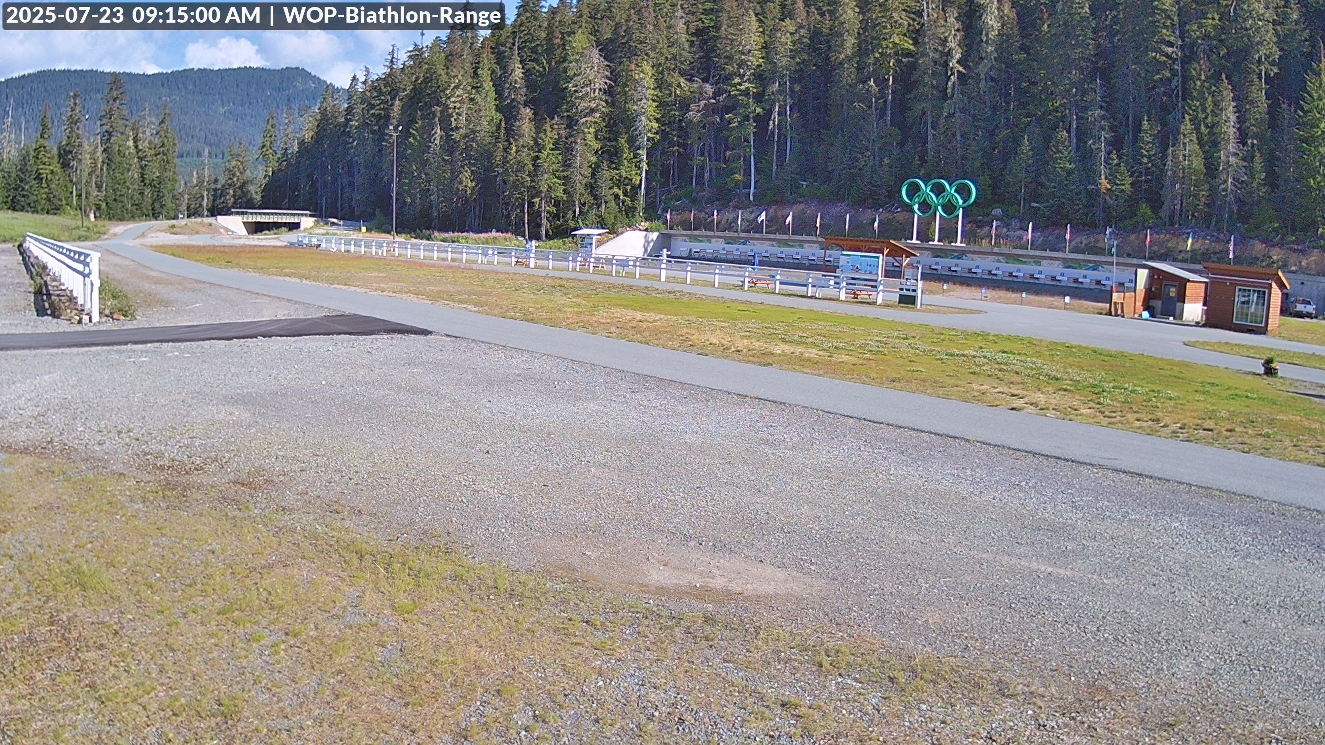 View looking North East to the Olympic Biathlon Range