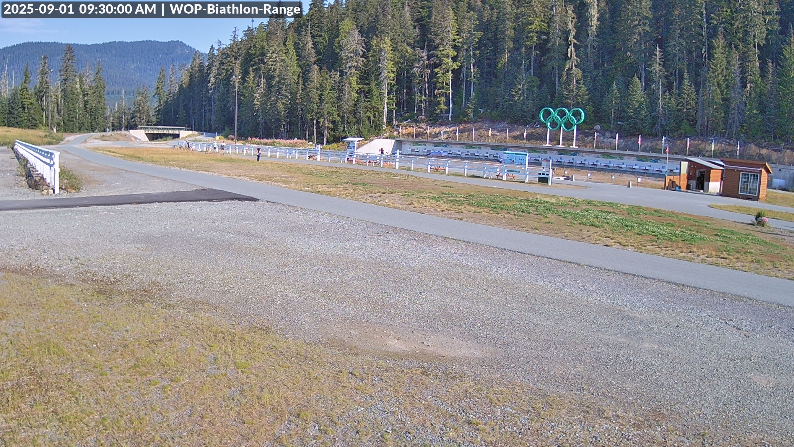 View looking North East to the Olympic Biathlon Range