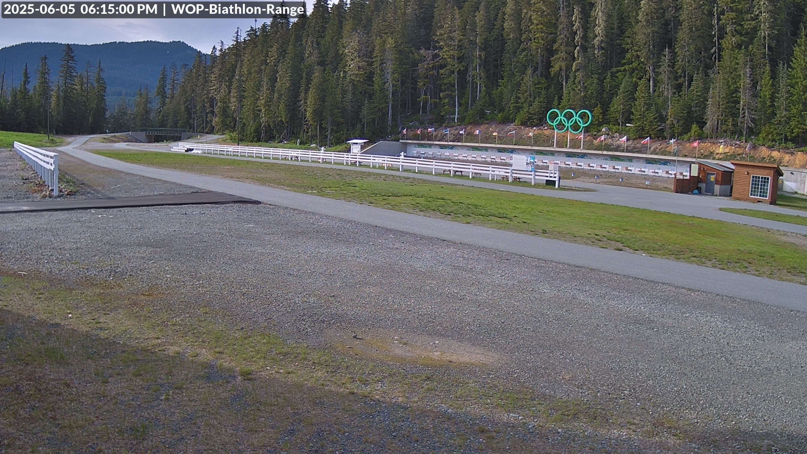 View looking North East to the Olympic Biathlon Range