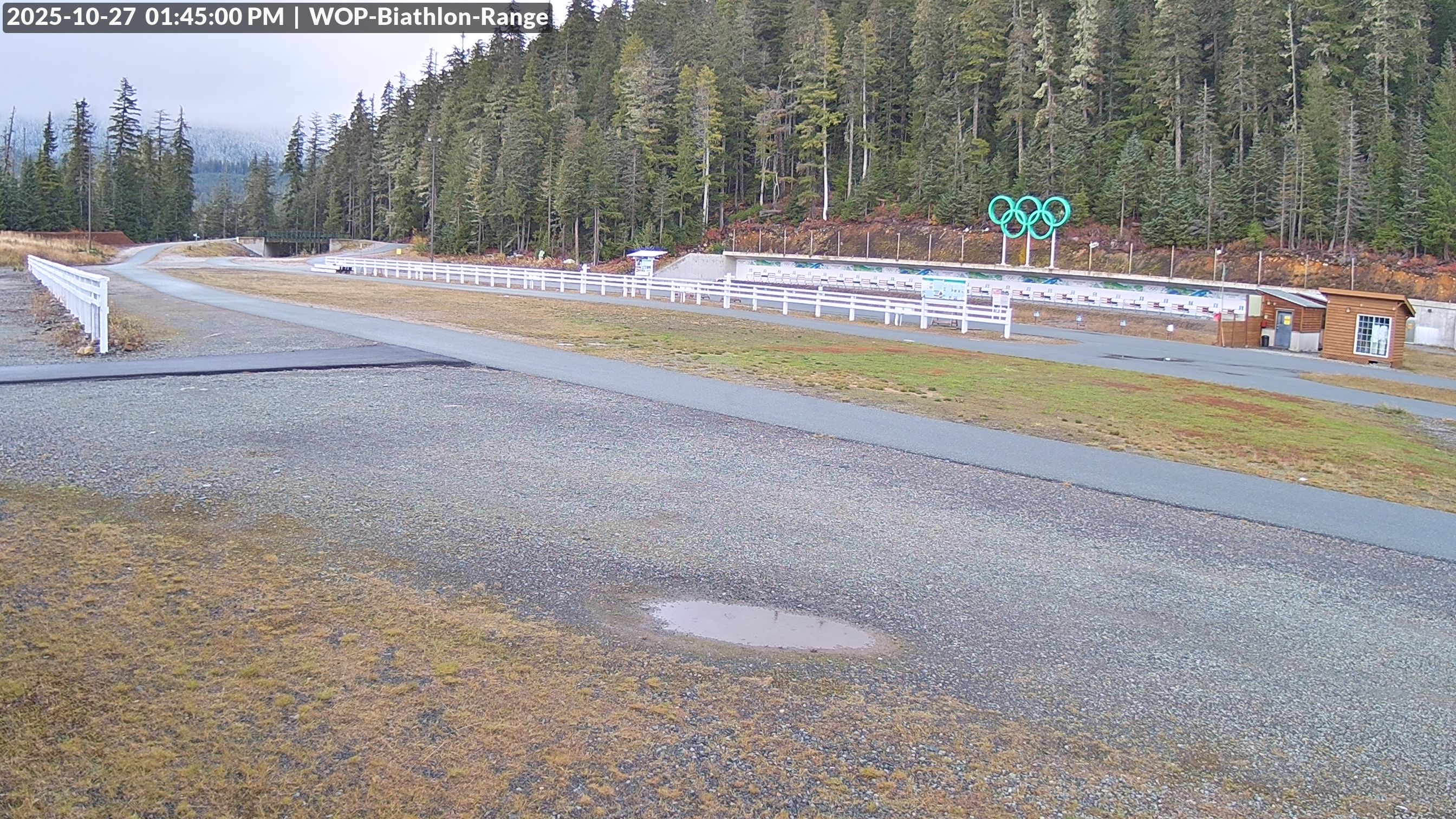 View looking North East to the Olympic Biathlon Range