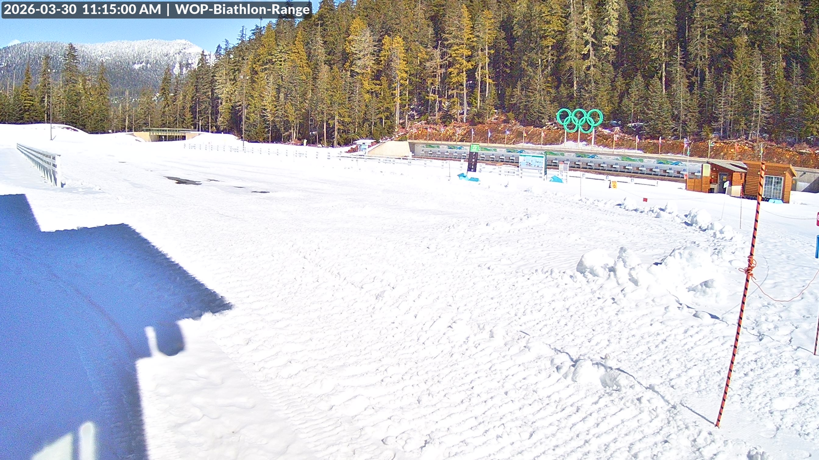 View looking North East to the Olympic Biathlon Range