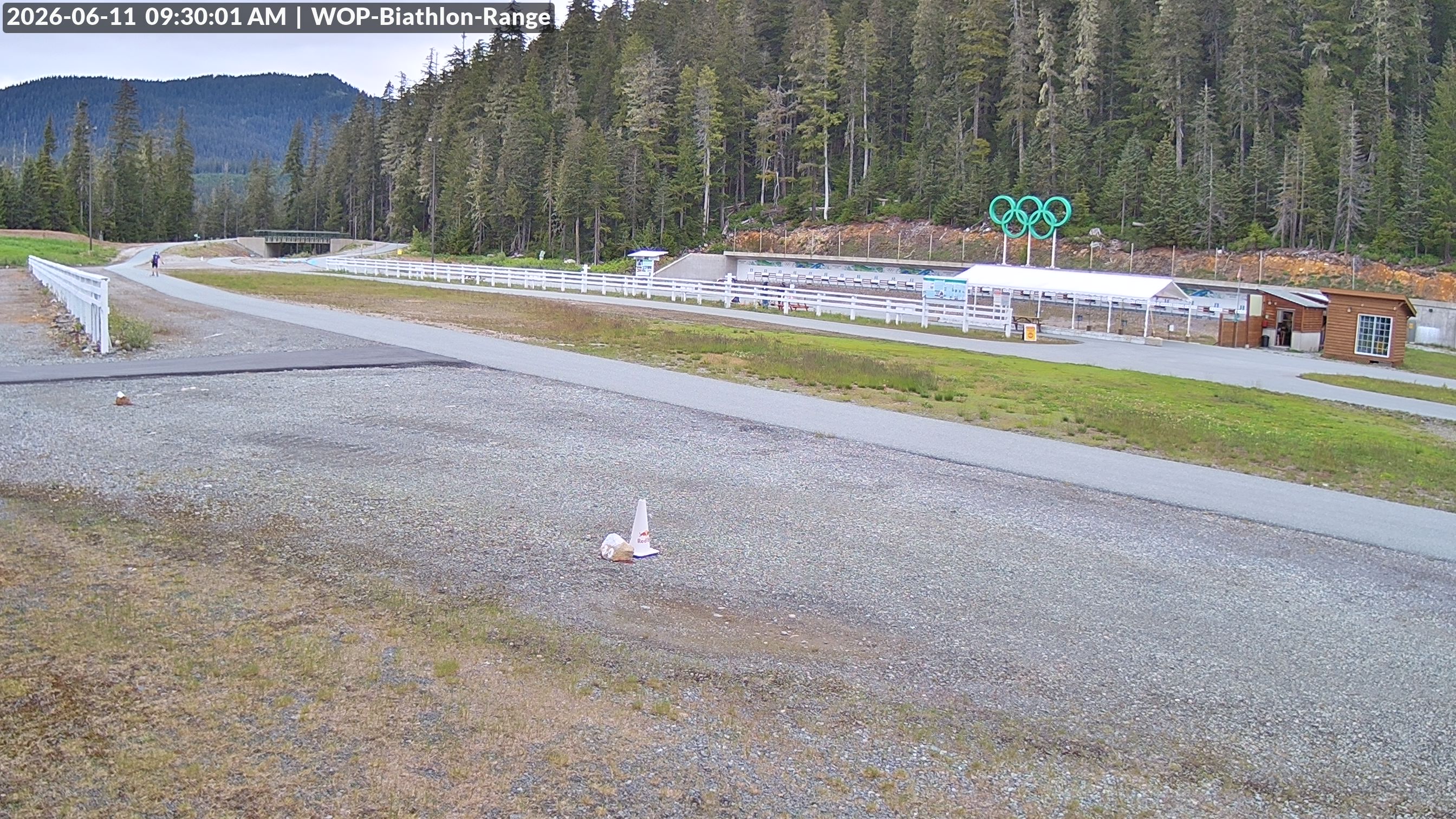 View looking North East to the Olympic Biathlon Range