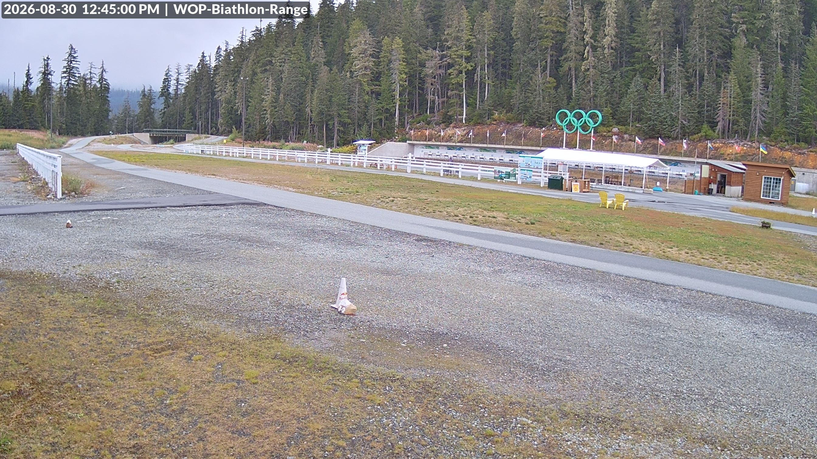 View looking North East to the Olympic Biathlon Range