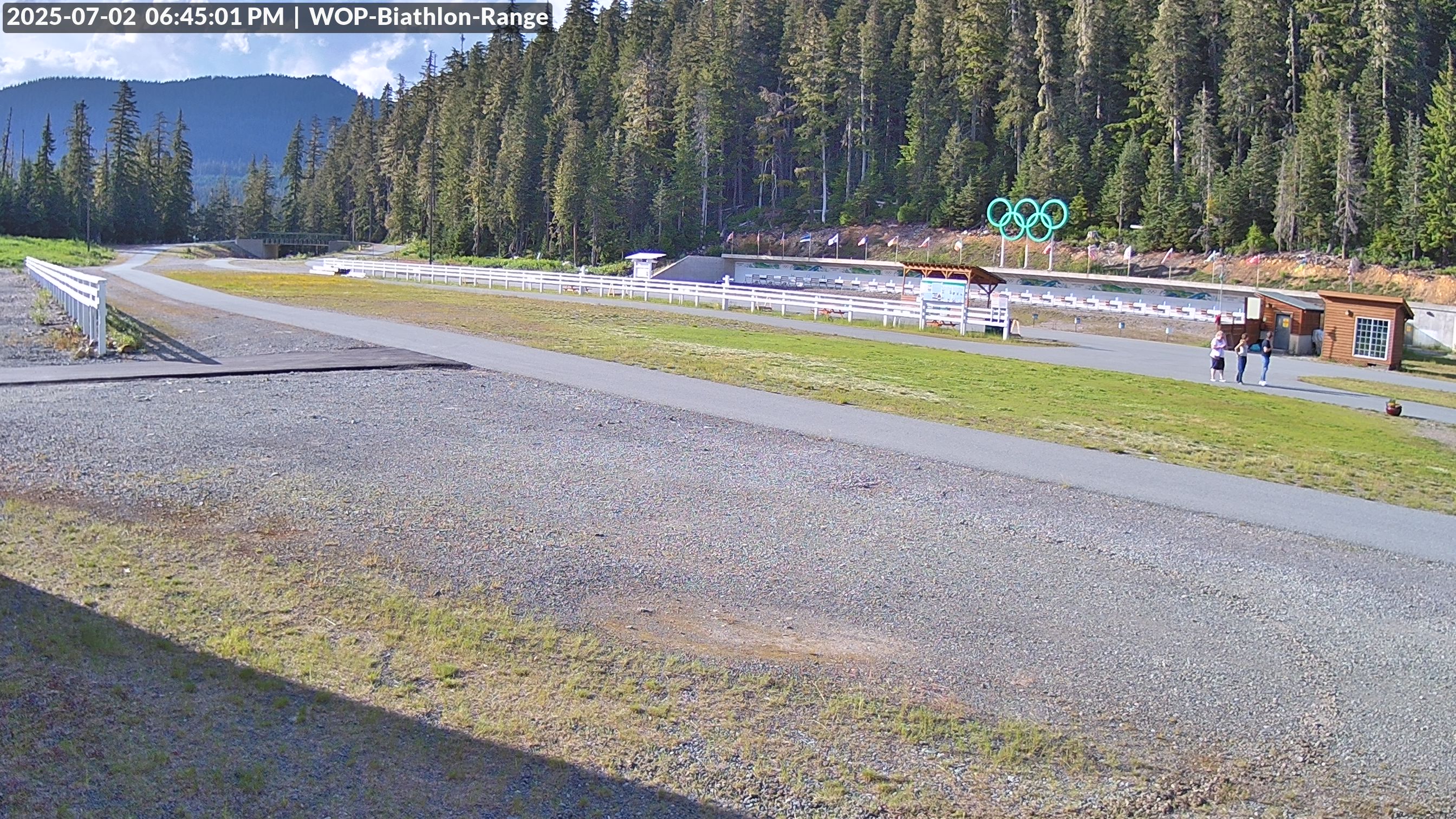 View looking North East to the Olympic Biathlon Range