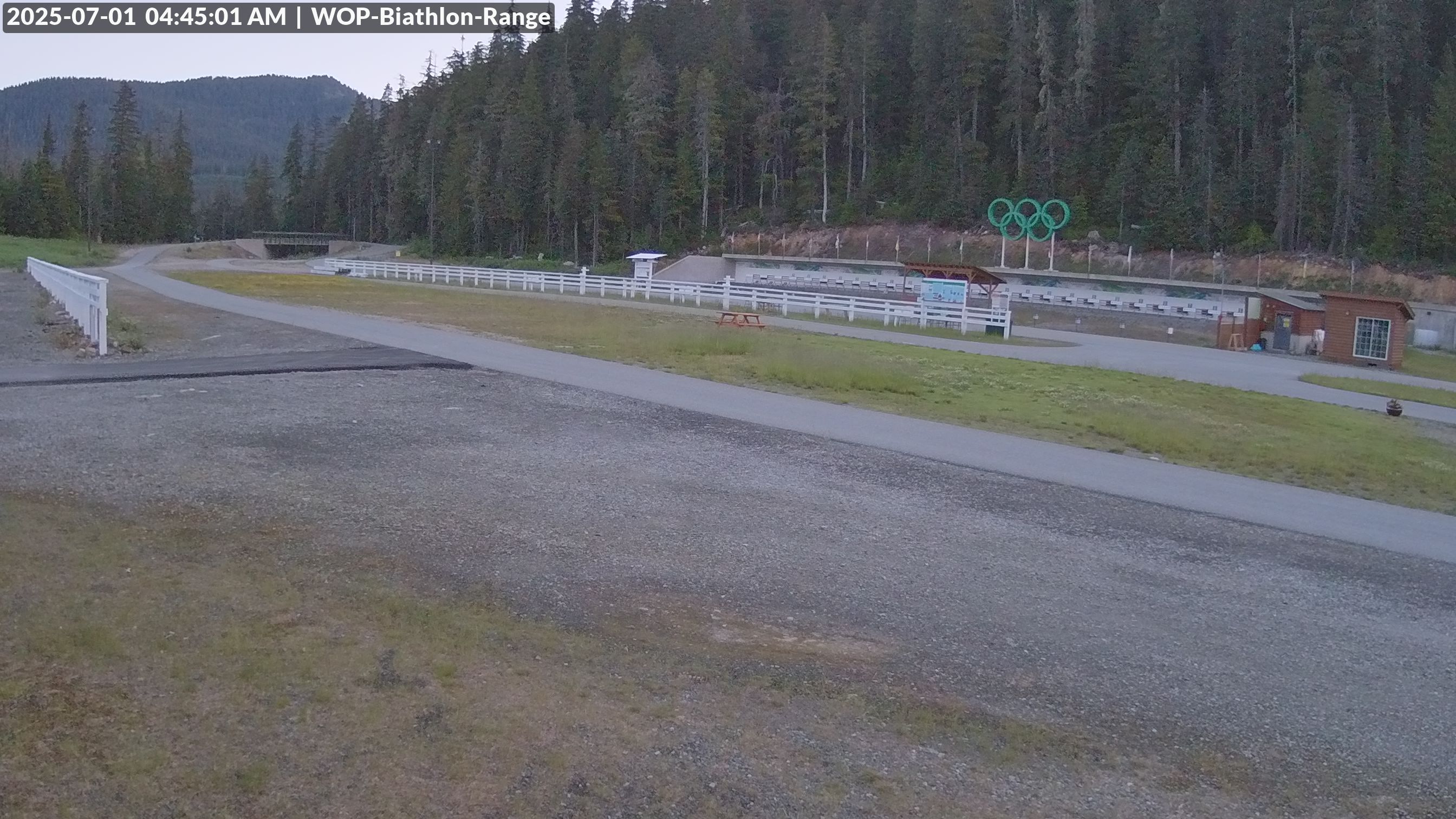View looking North East to the Olympic Biathlon Range