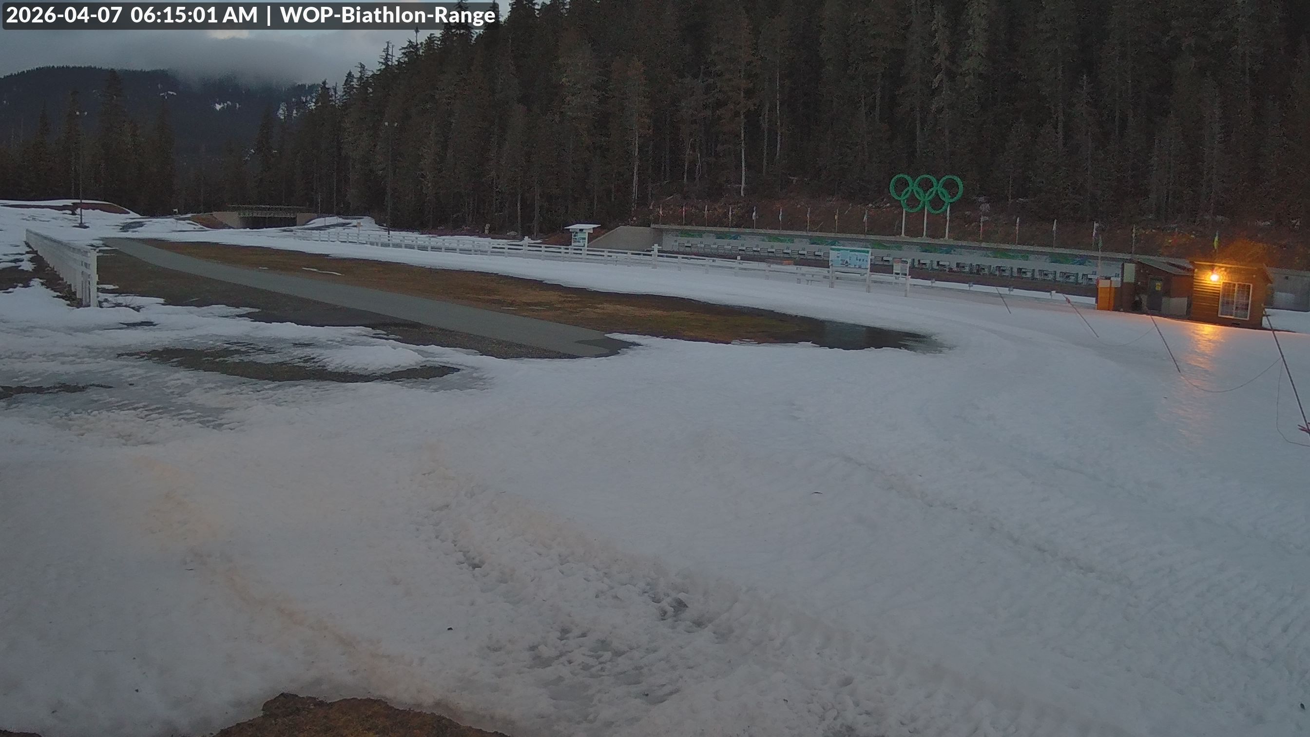 View looking North East to the Olympic Biathlon Range