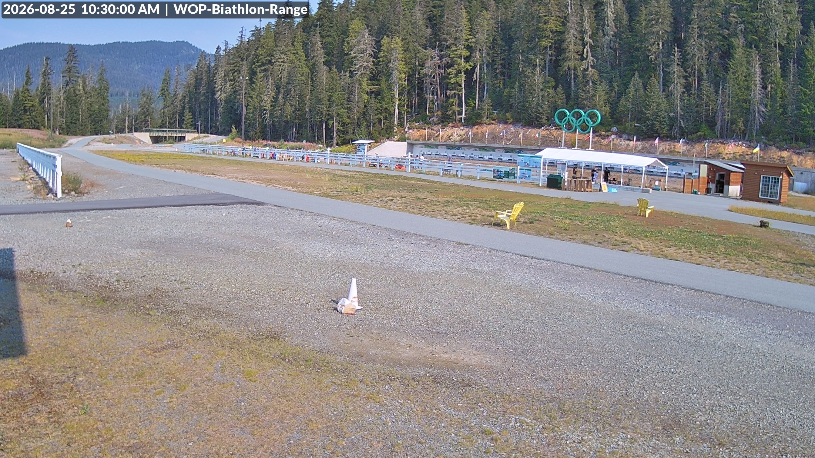 View looking North East to the Olympic Biathlon Range