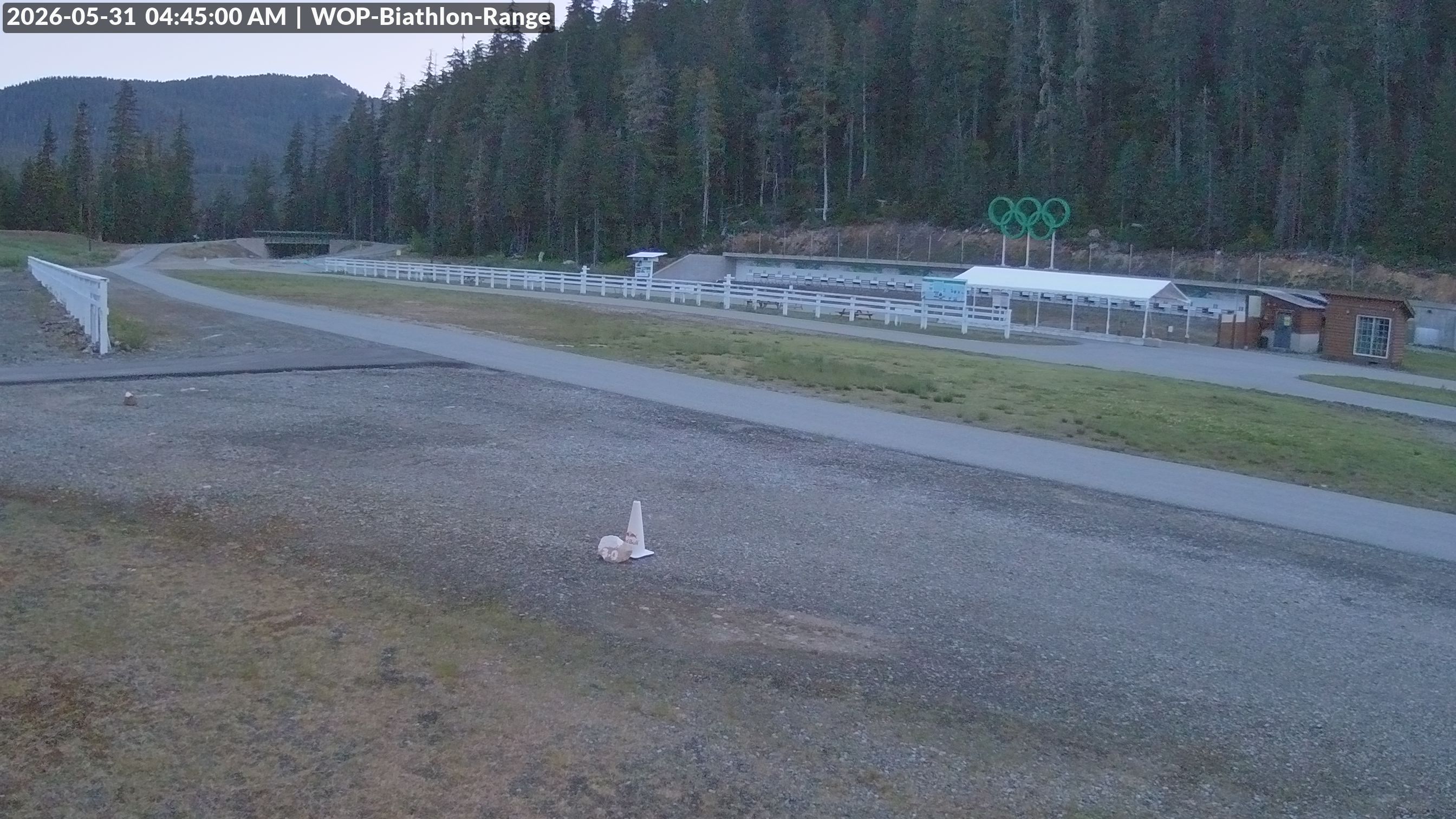 View looking North East to the Olympic Biathlon Range