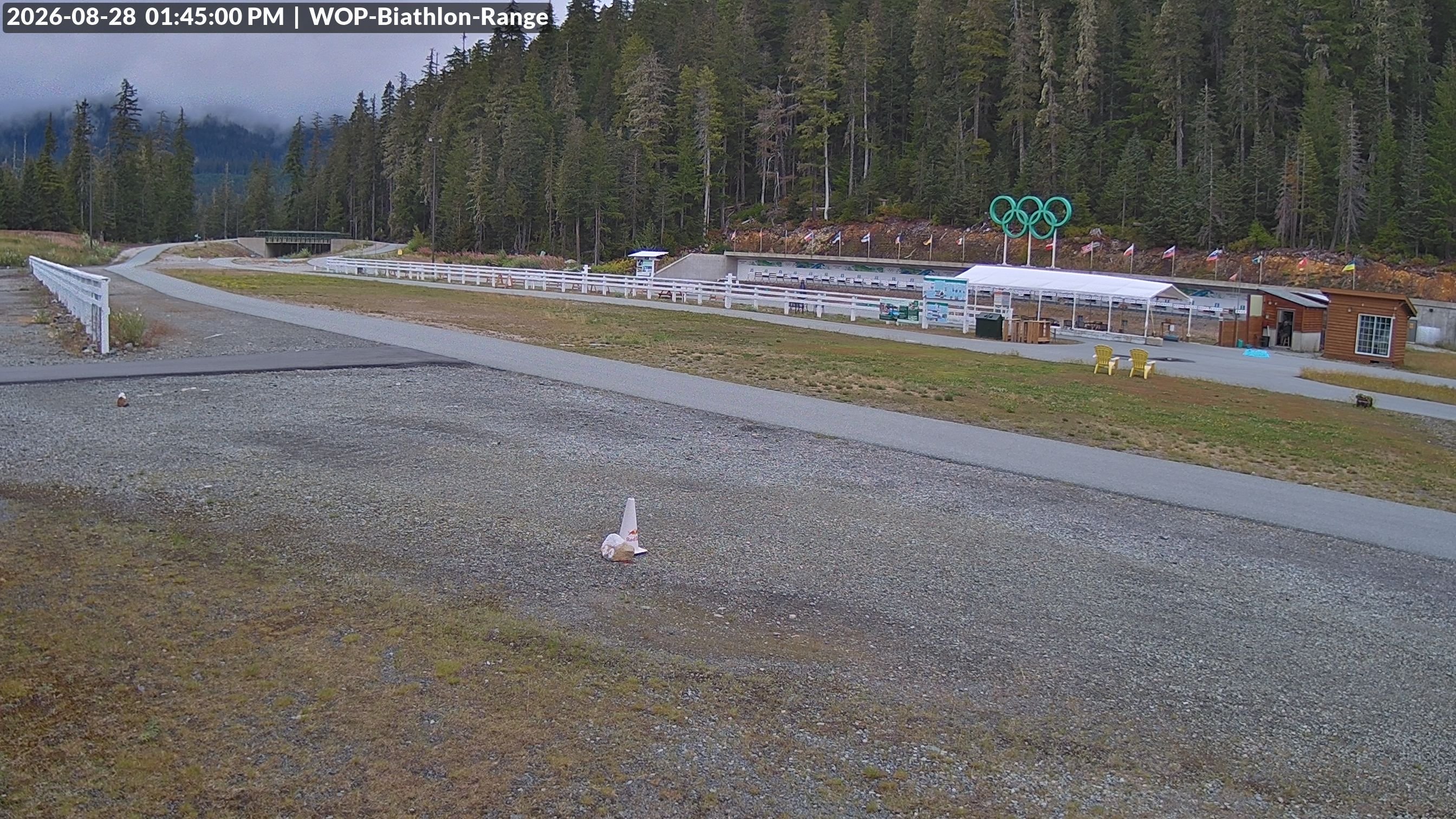 View looking North East to the Olympic Biathlon Range
