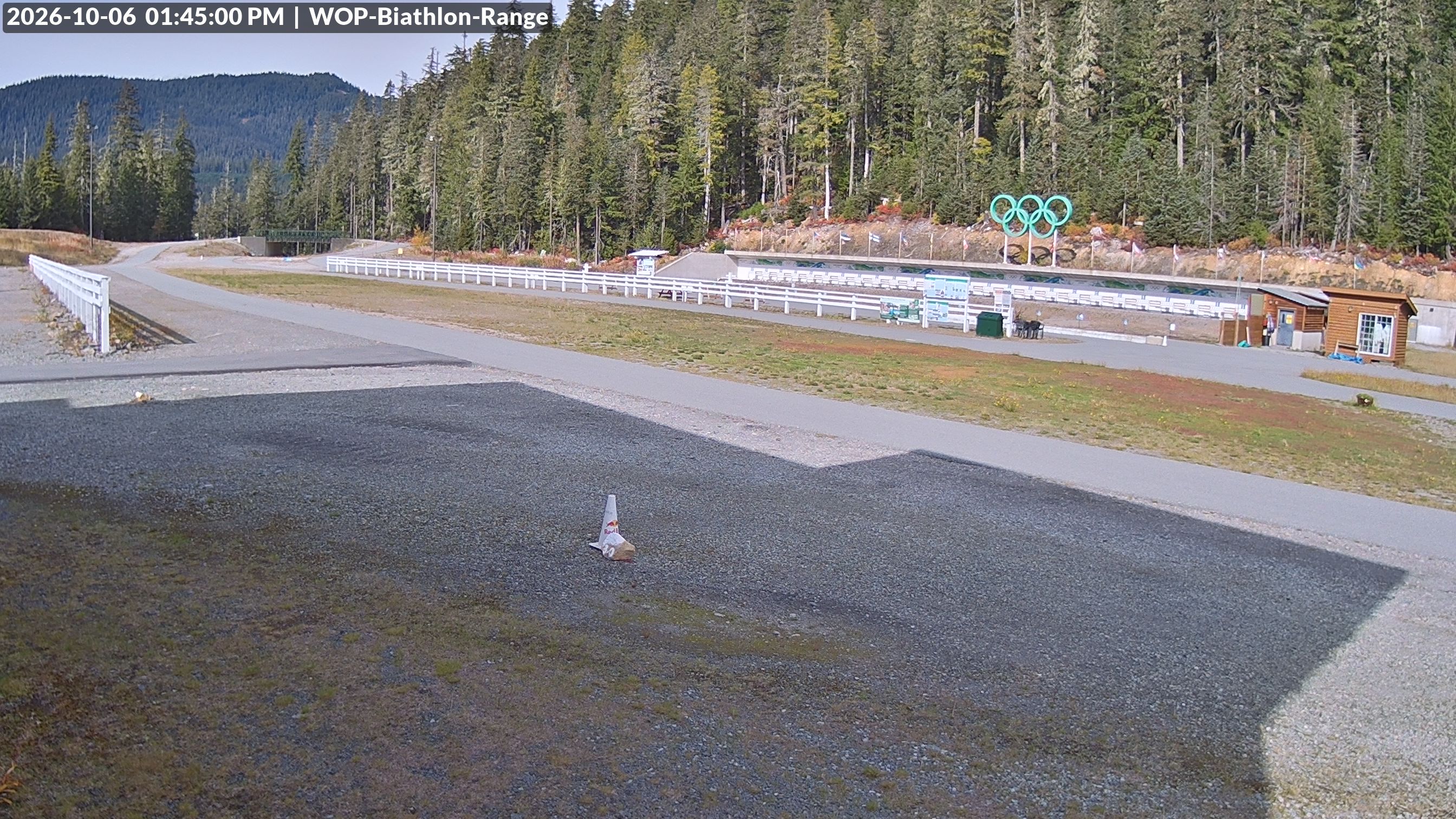 View looking North East to the Olympic Biathlon Range