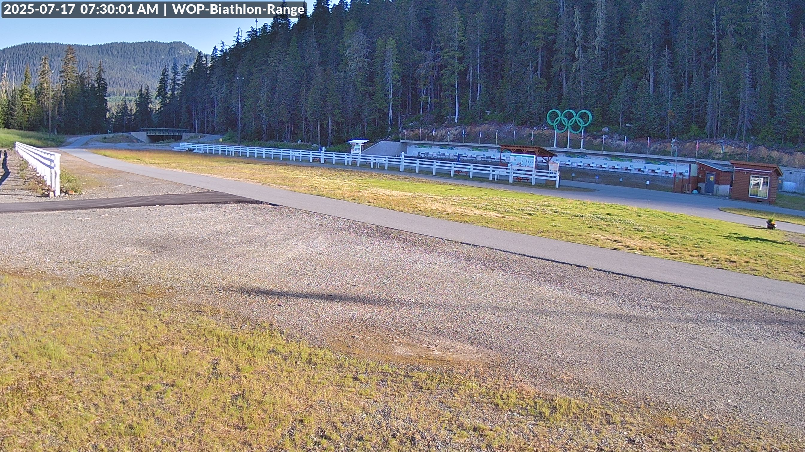 View looking North East to the Olympic Biathlon Range