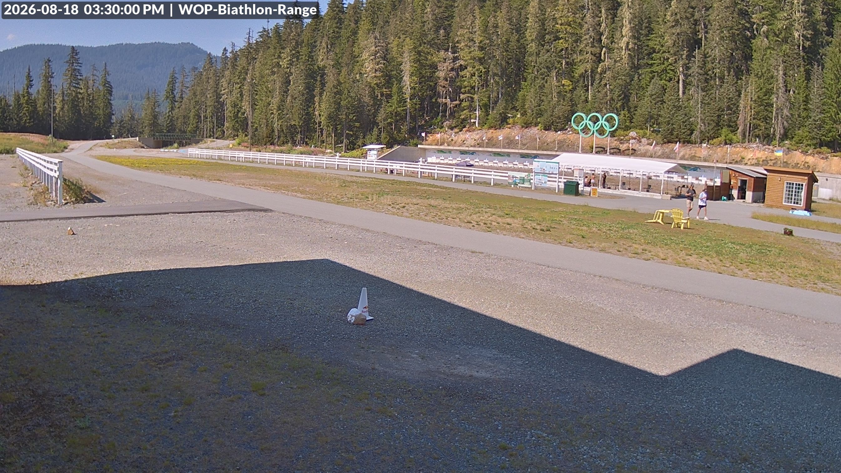View looking North East to the Olympic Biathlon Range