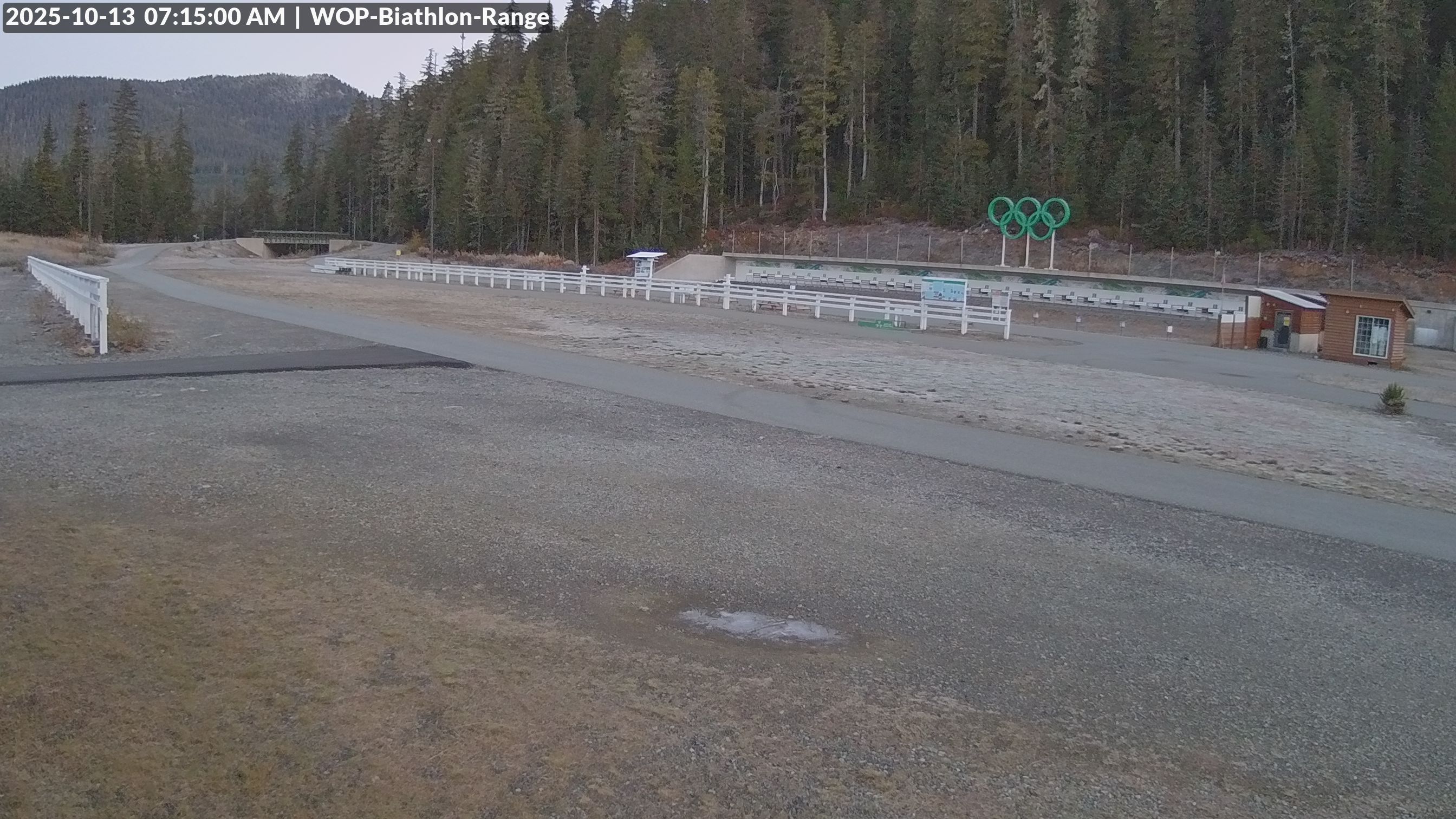 View looking North East to the Olympic Biathlon Range