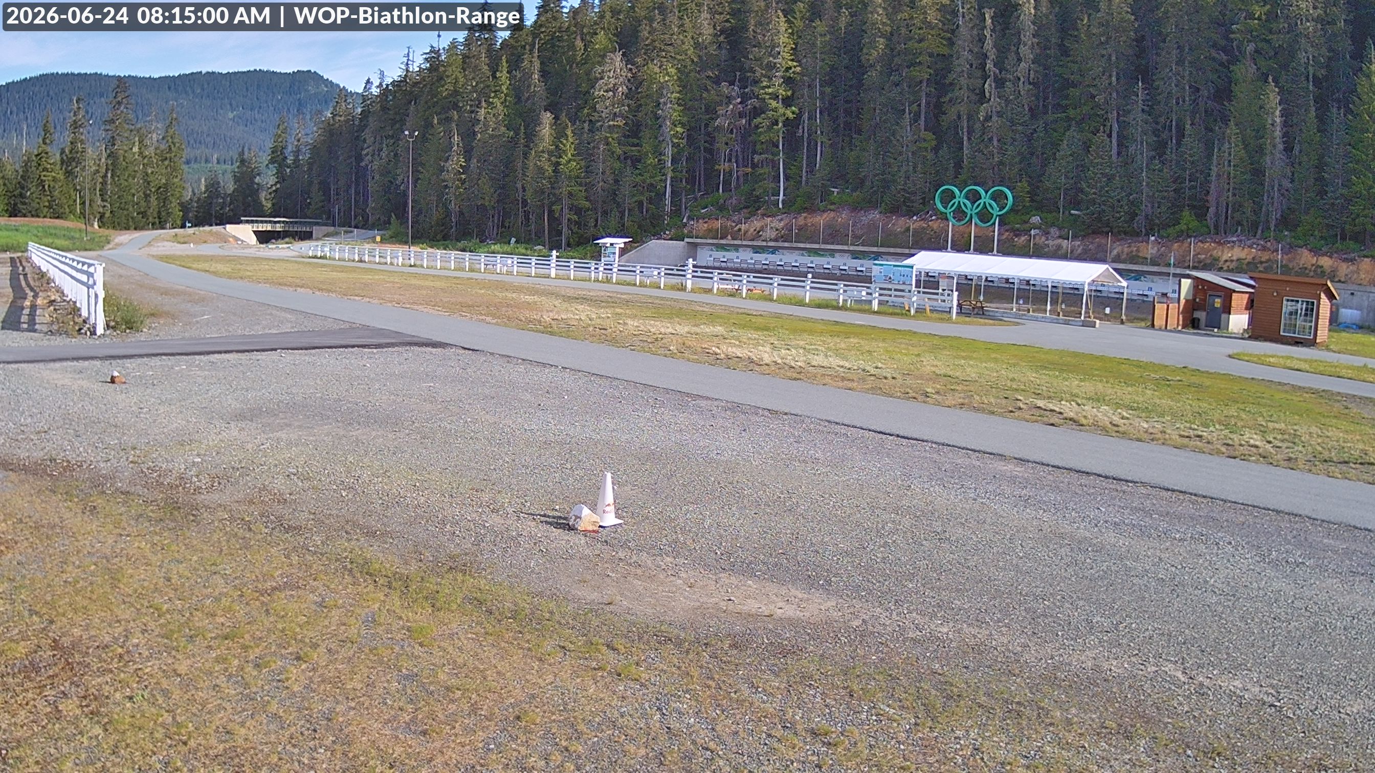 View looking North East to the Olympic Biathlon Range