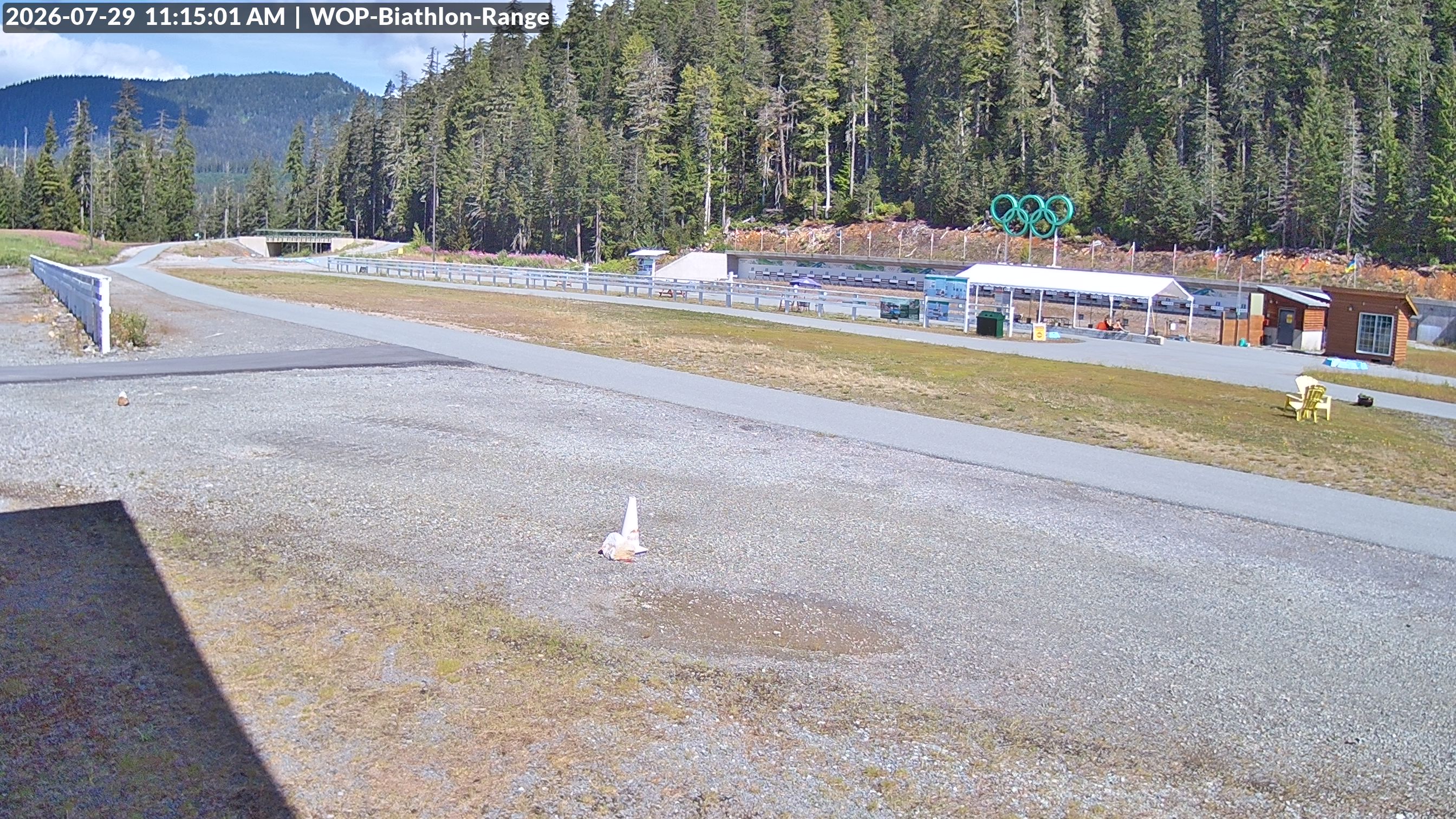 View looking North East to the Olympic Biathlon Range