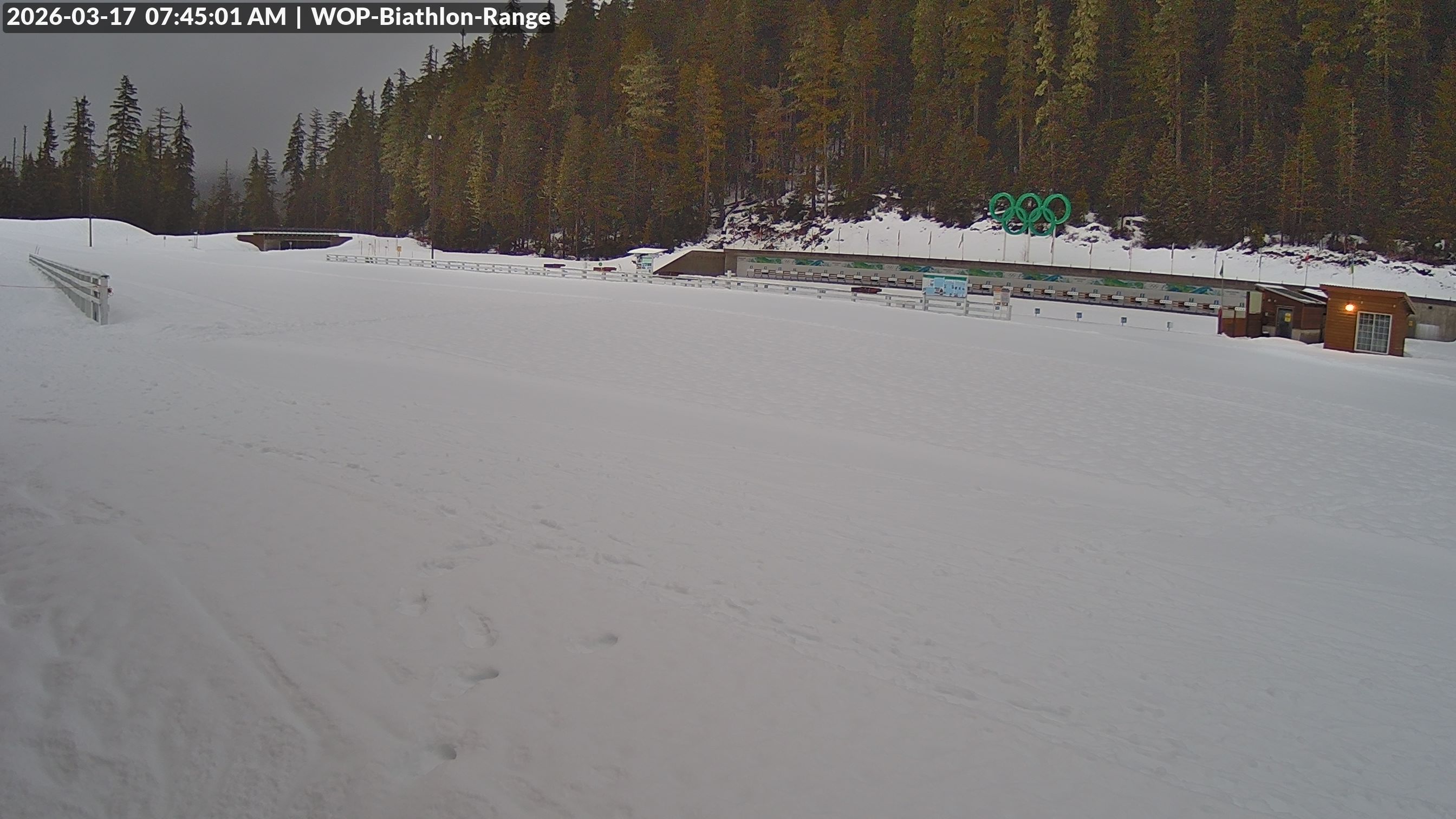 View looking North East to the Olympic Biathlon Range