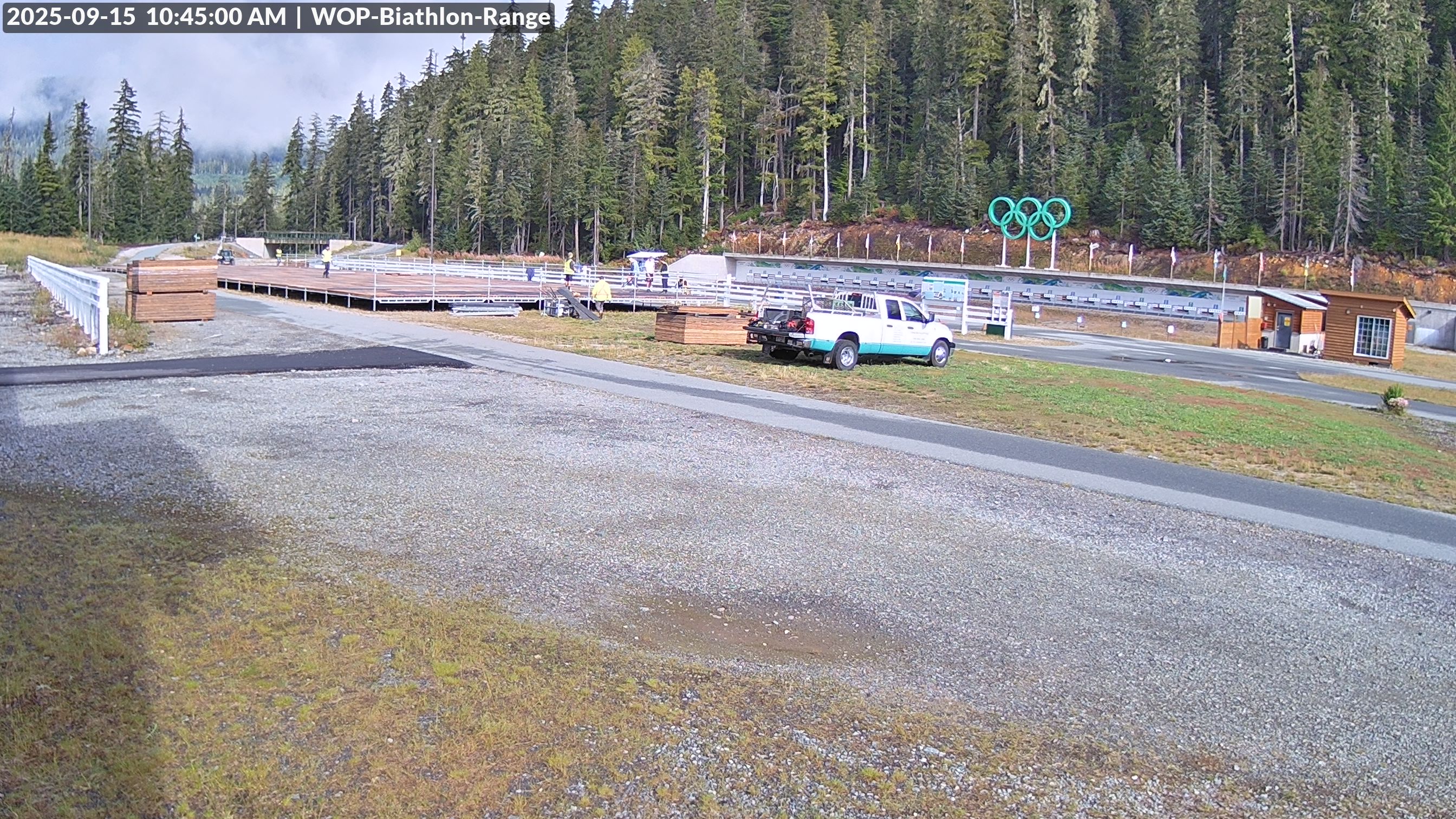 View looking North East to the Olympic Biathlon Range