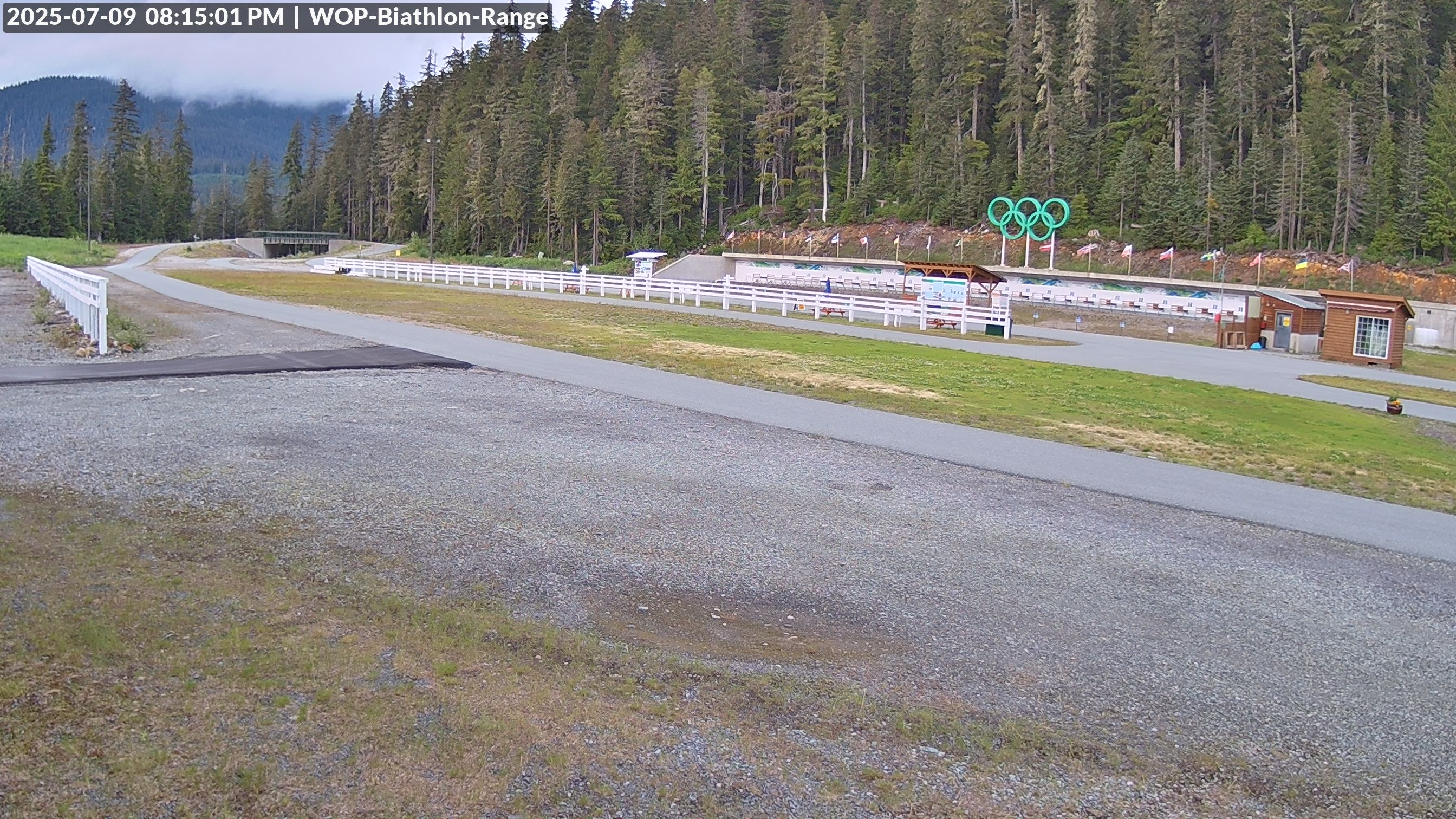 View looking North East to the Olympic Biathlon Range