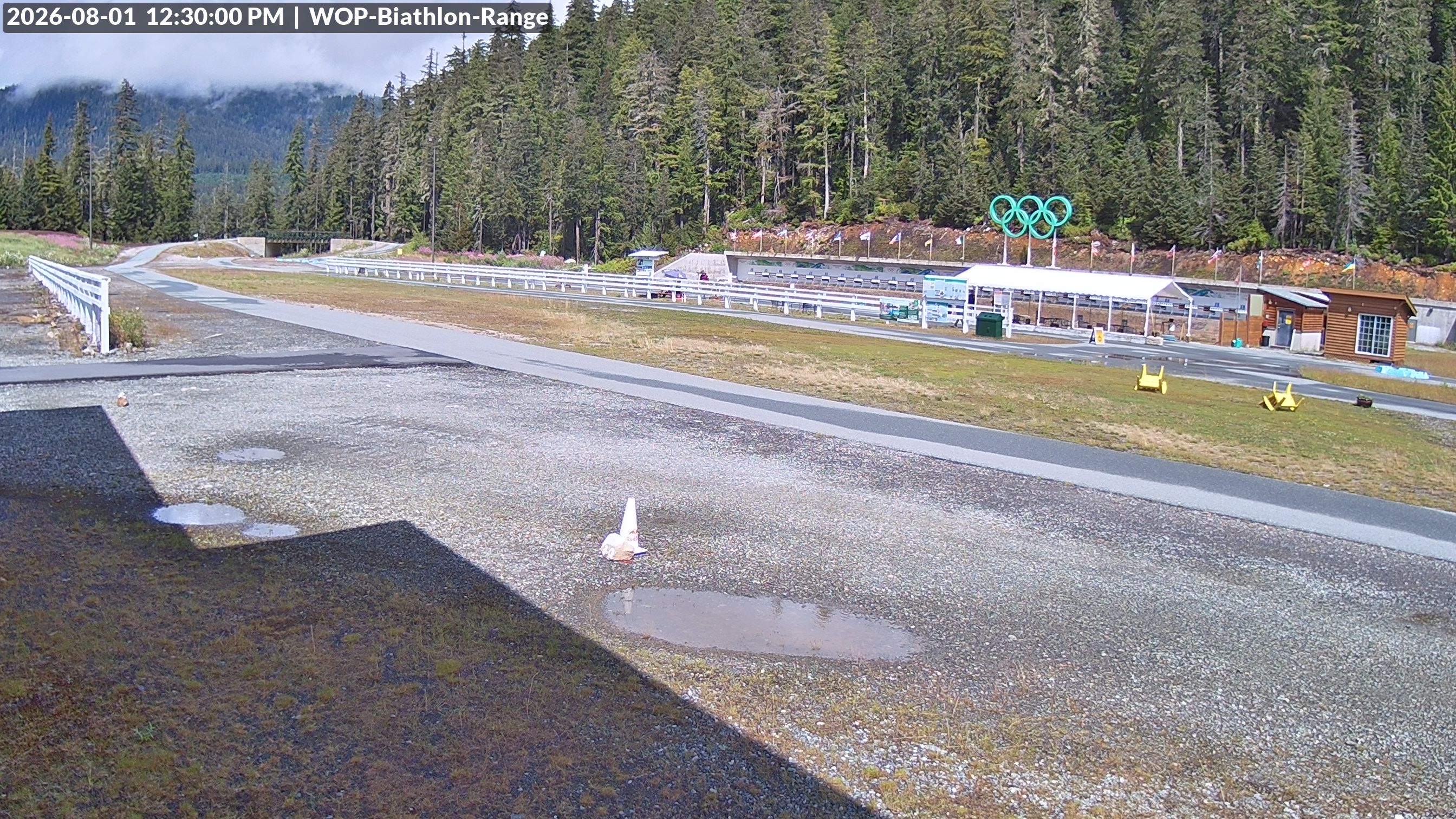 View looking North East to the Olympic Biathlon Range