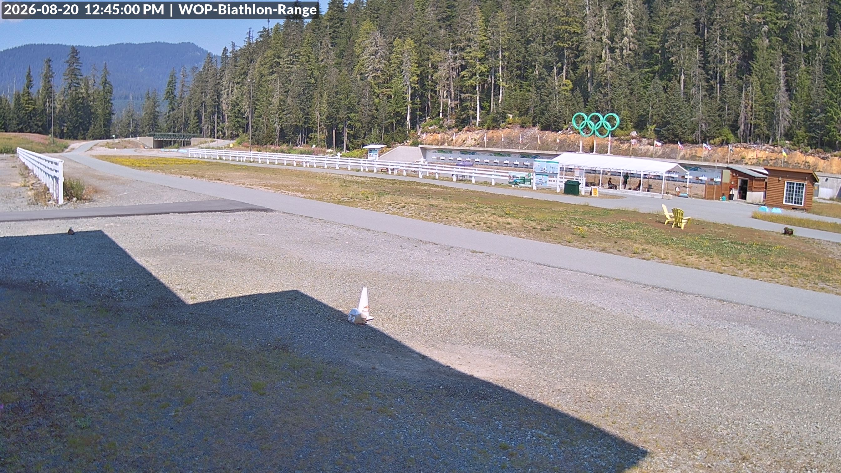 View looking North East to the Olympic Biathlon Range