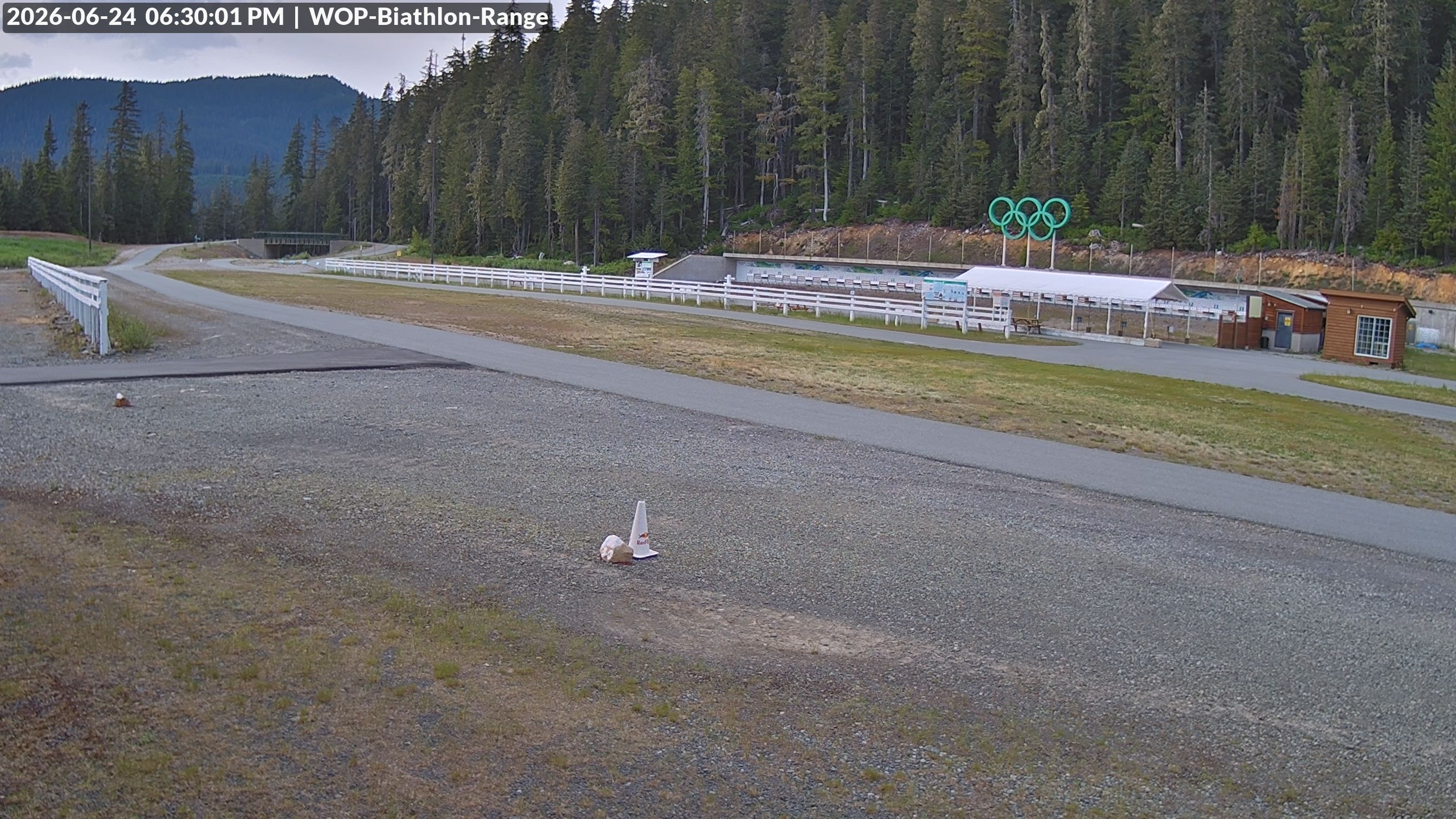 View looking North East to the Olympic Biathlon Range