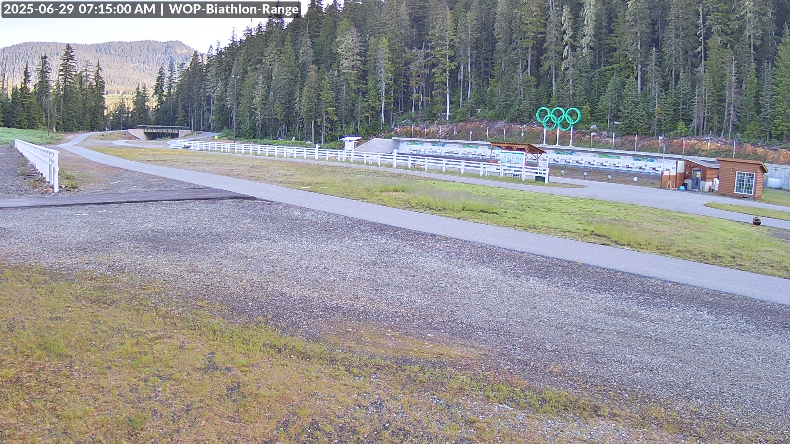 View looking North East to the Olympic Biathlon Range