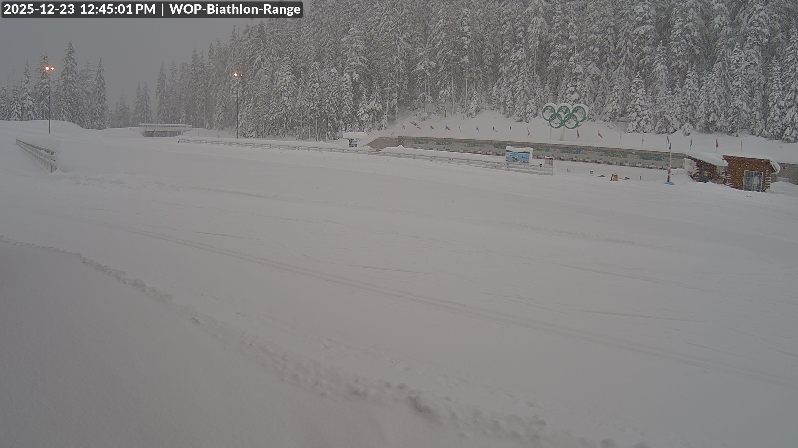 View looking North East to the Olympic Biathlon Range