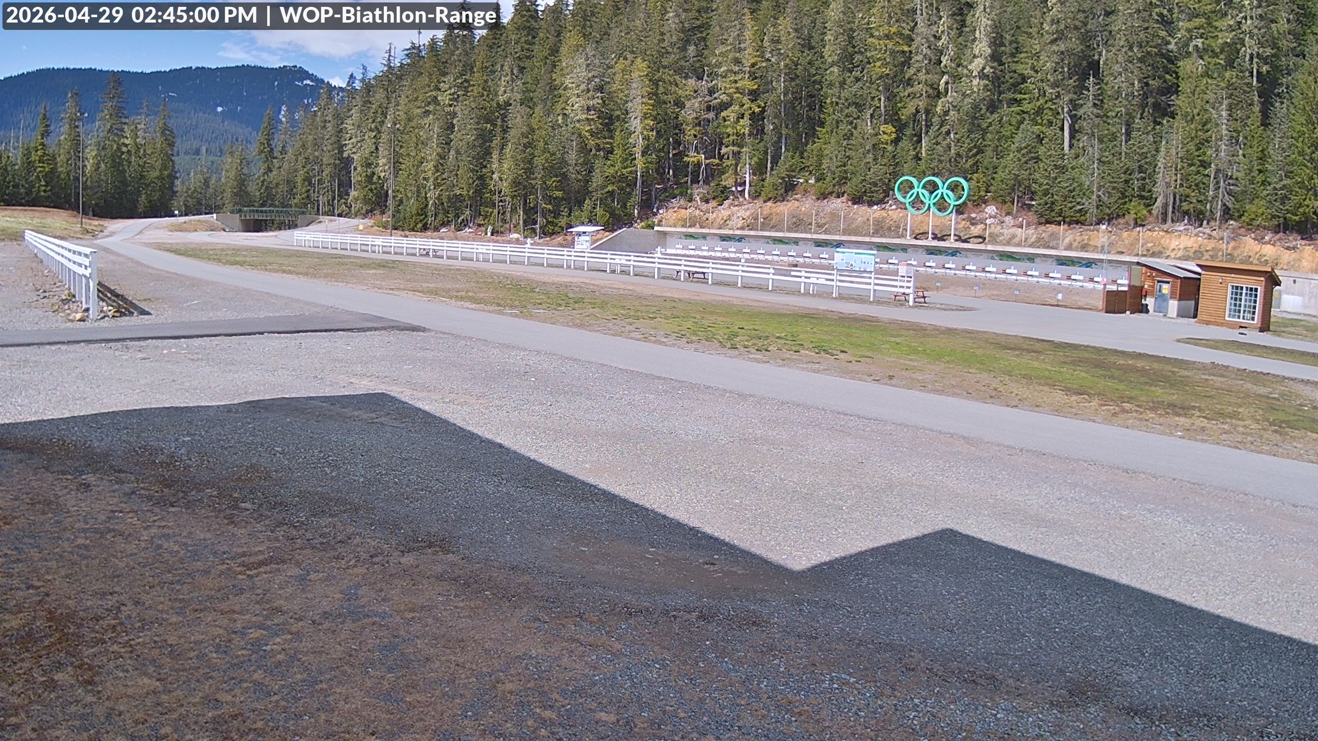 View looking North East to the Olympic Biathlon Range