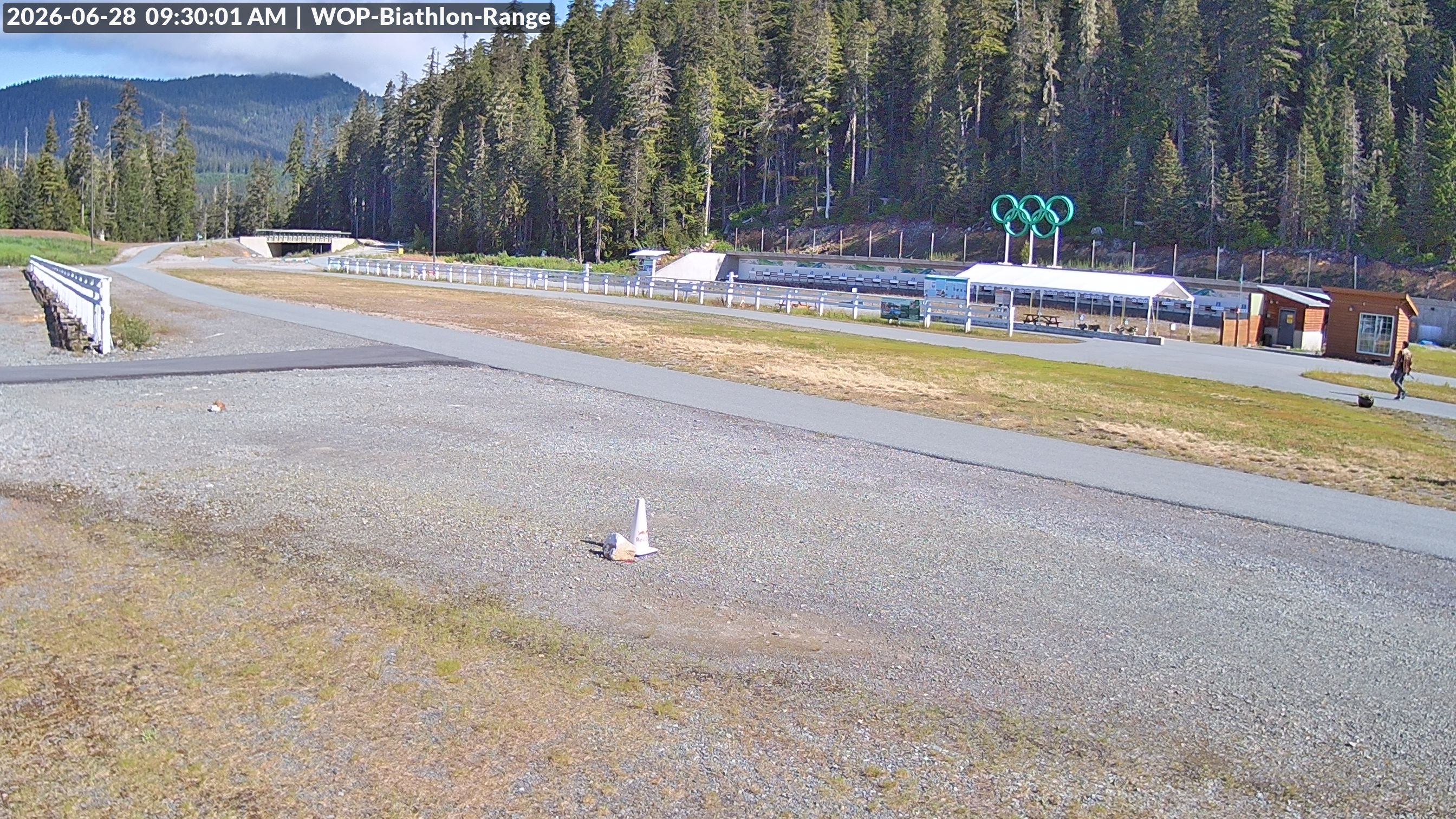View looking North East to the Olympic Biathlon Range