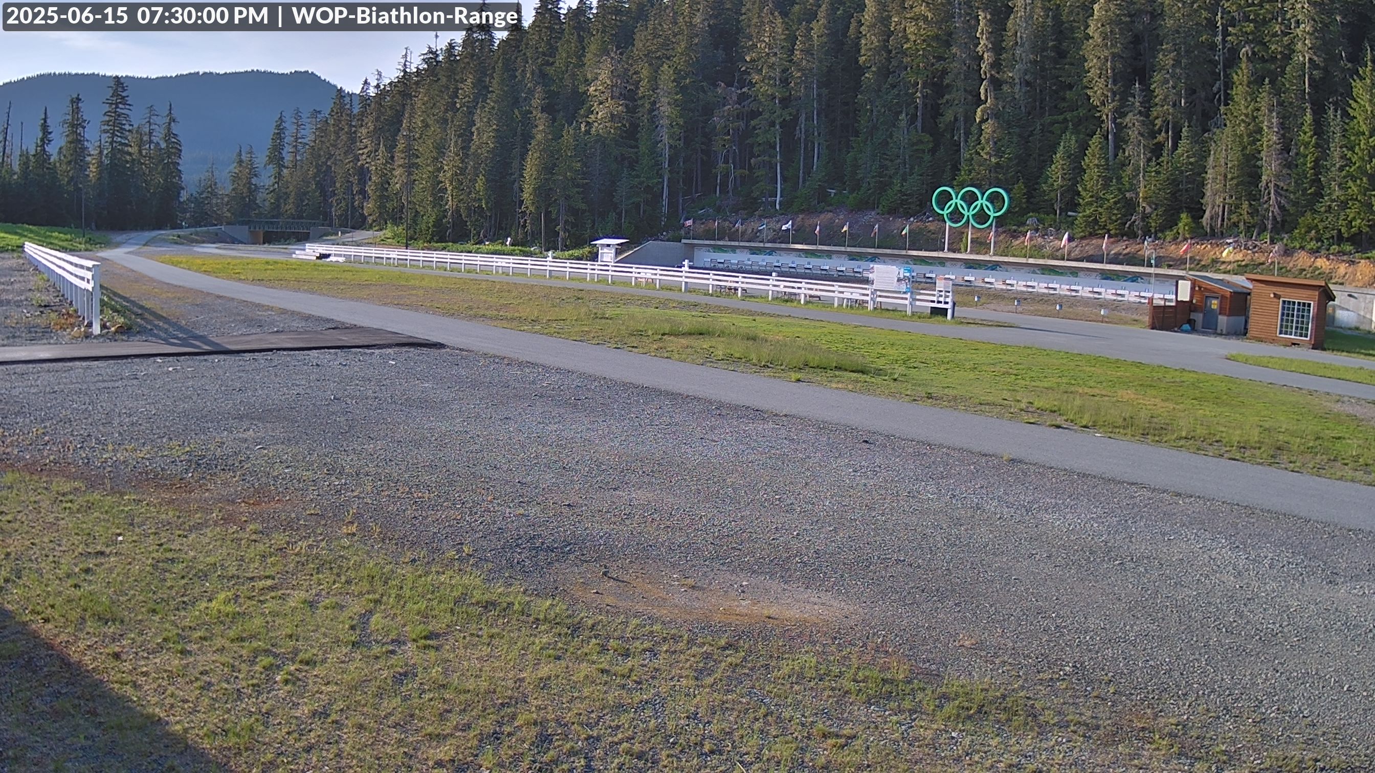 View looking North East to the Olympic Biathlon Range