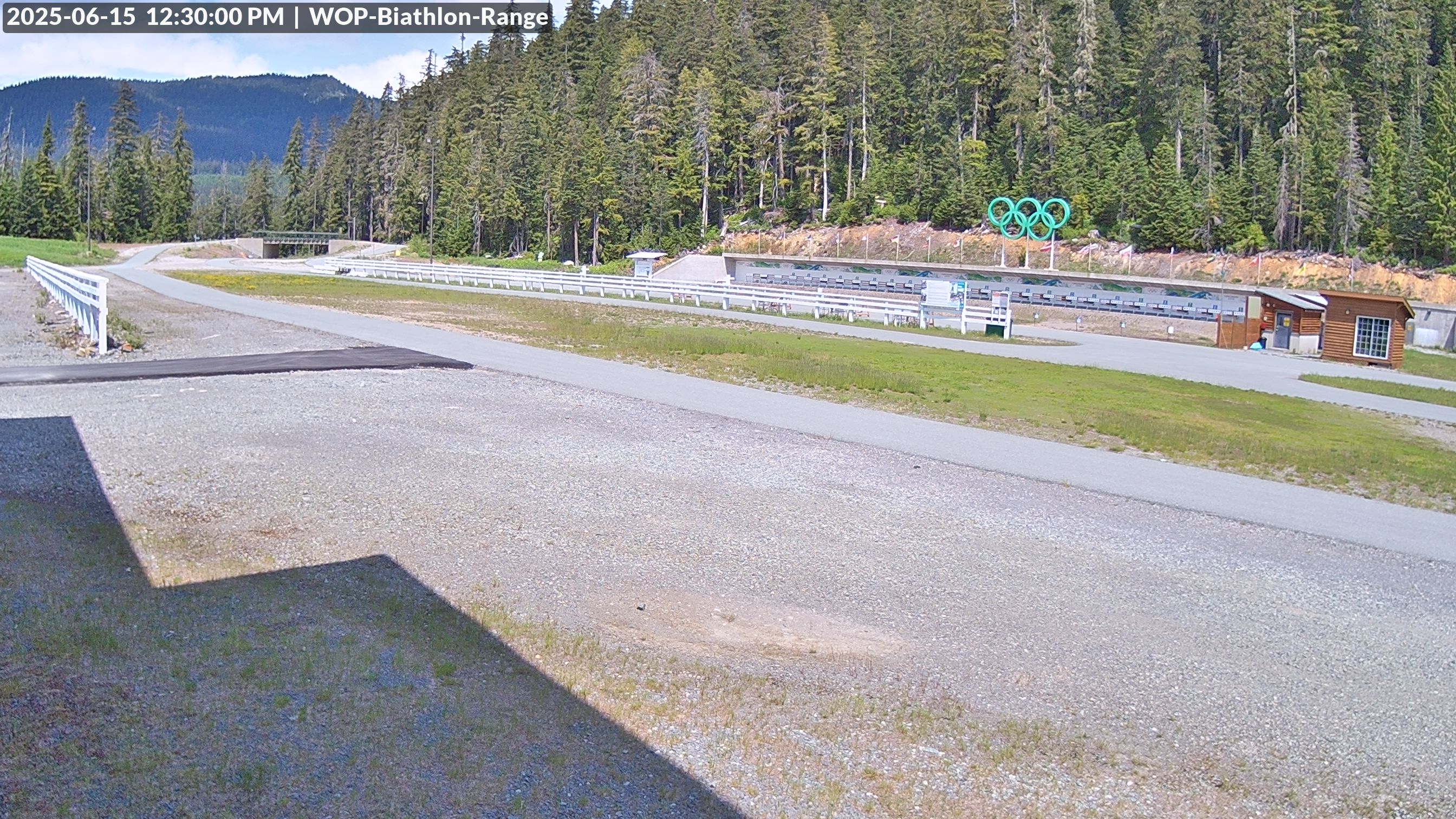 View looking North East to the Olympic Biathlon Range