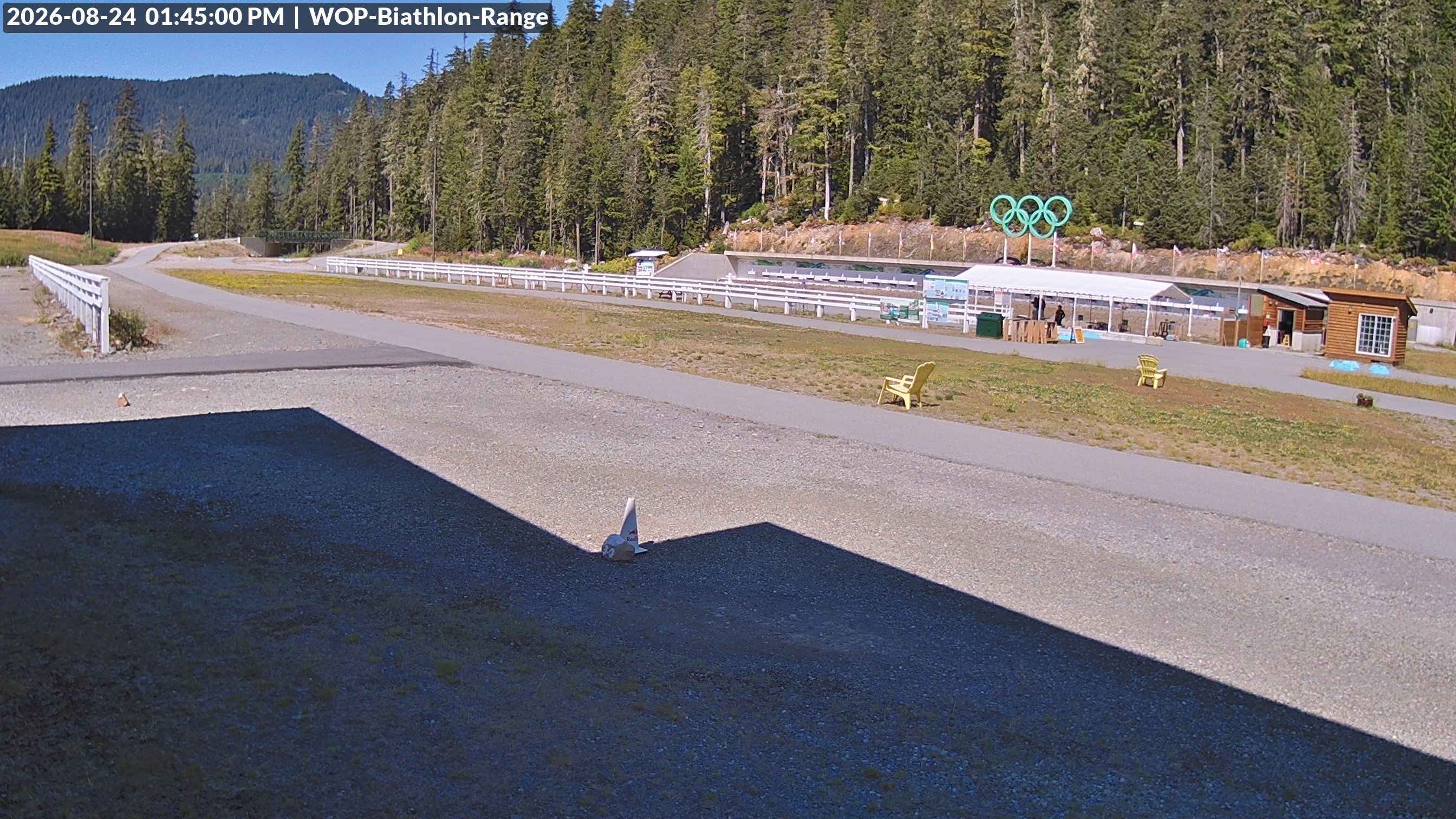 View looking North East to the Olympic Biathlon Range