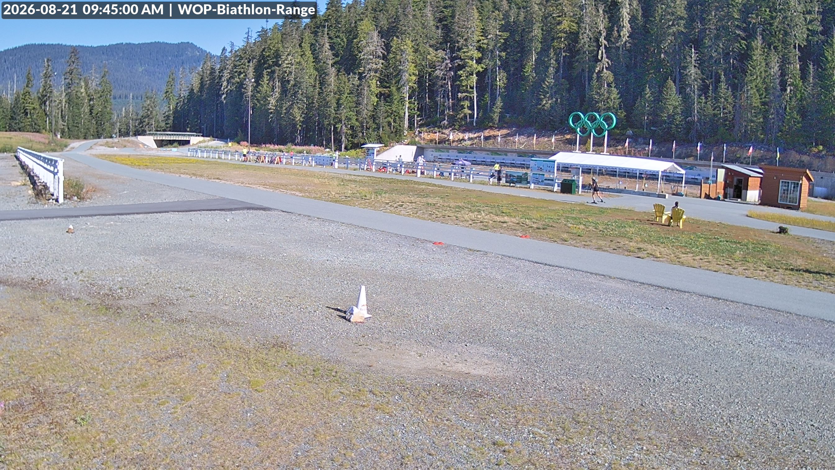 View looking North East to the Olympic Biathlon Range