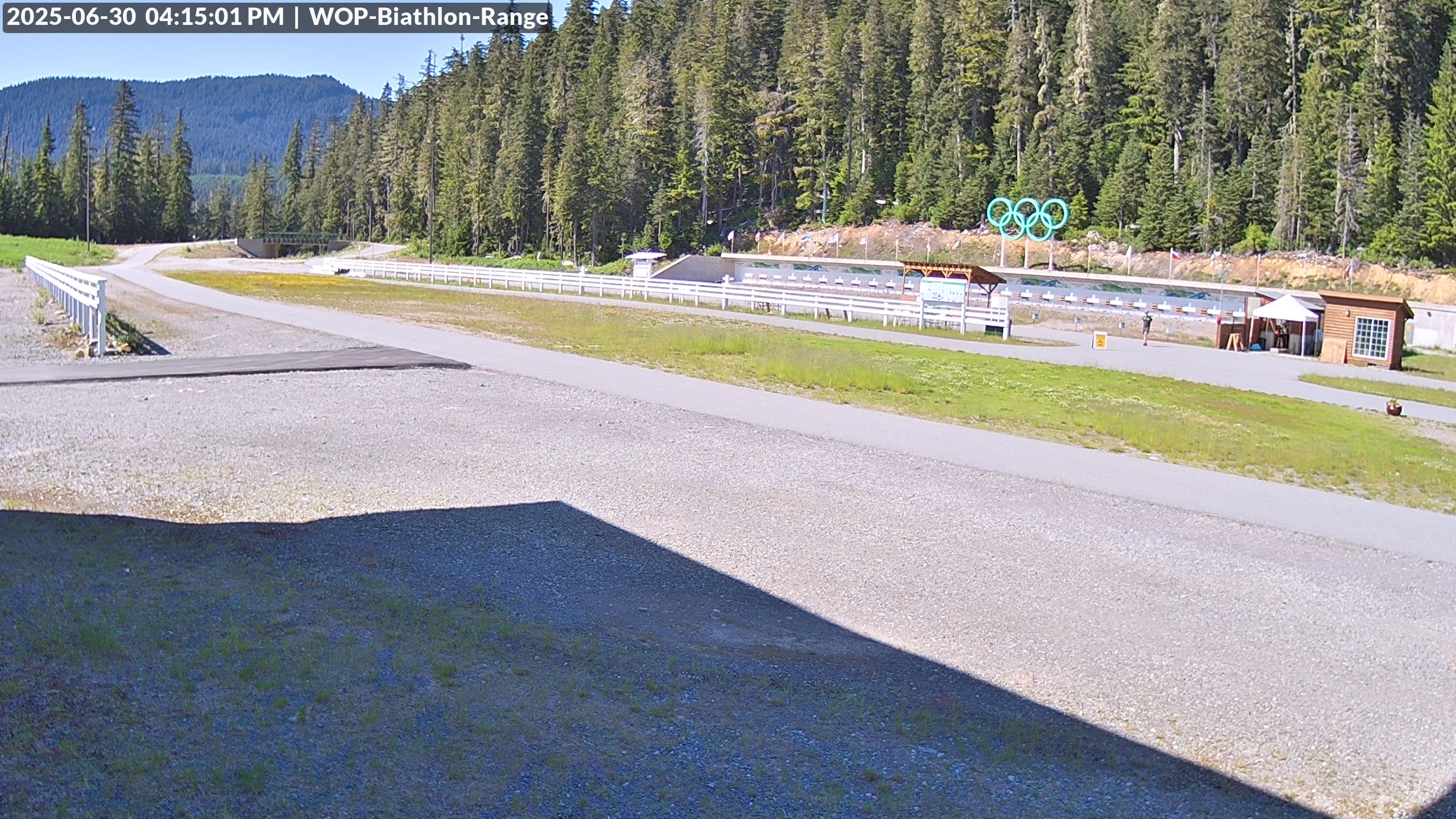 View looking North East to the Olympic Biathlon Range