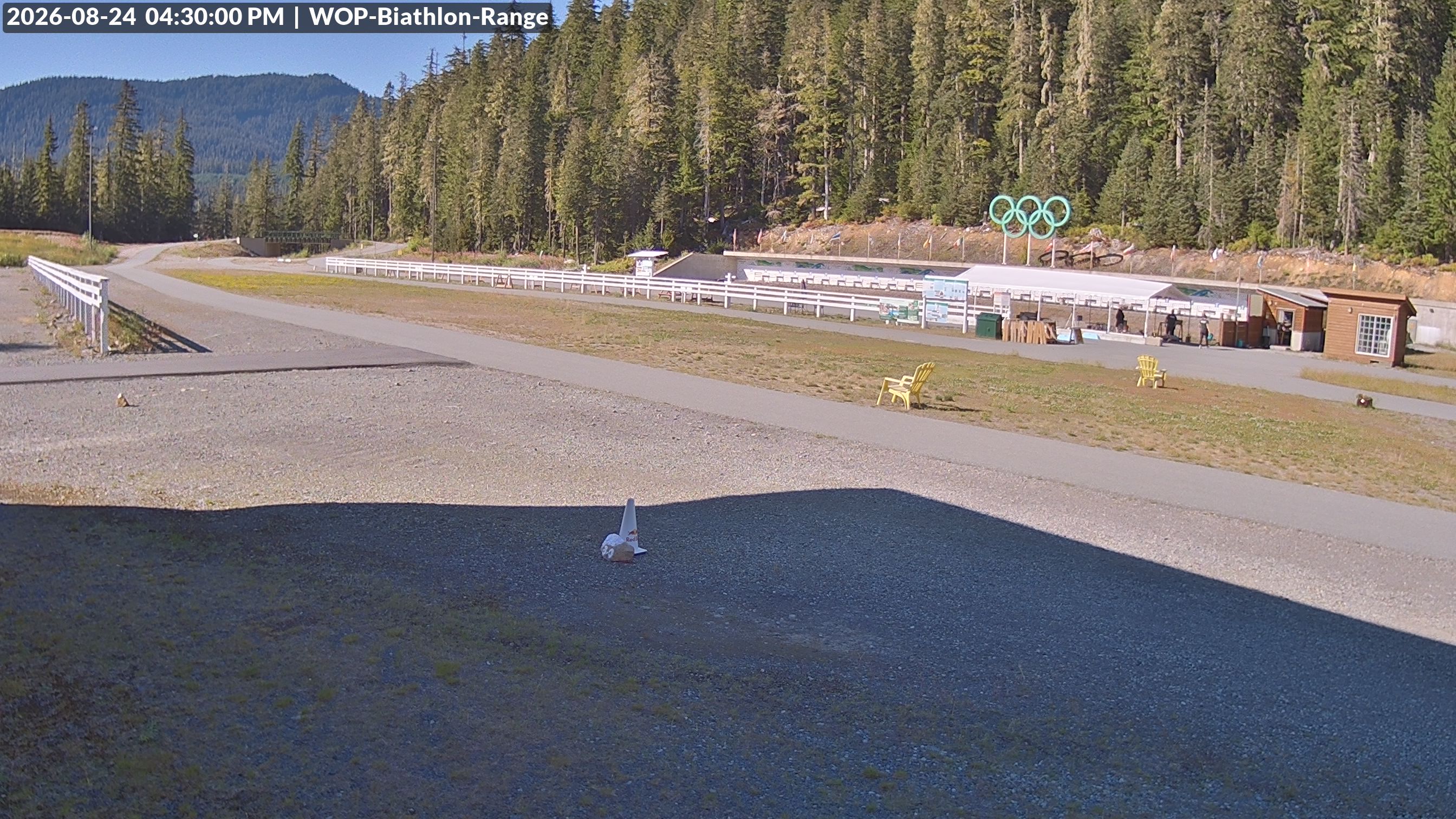 View looking North East to the Olympic Biathlon Range